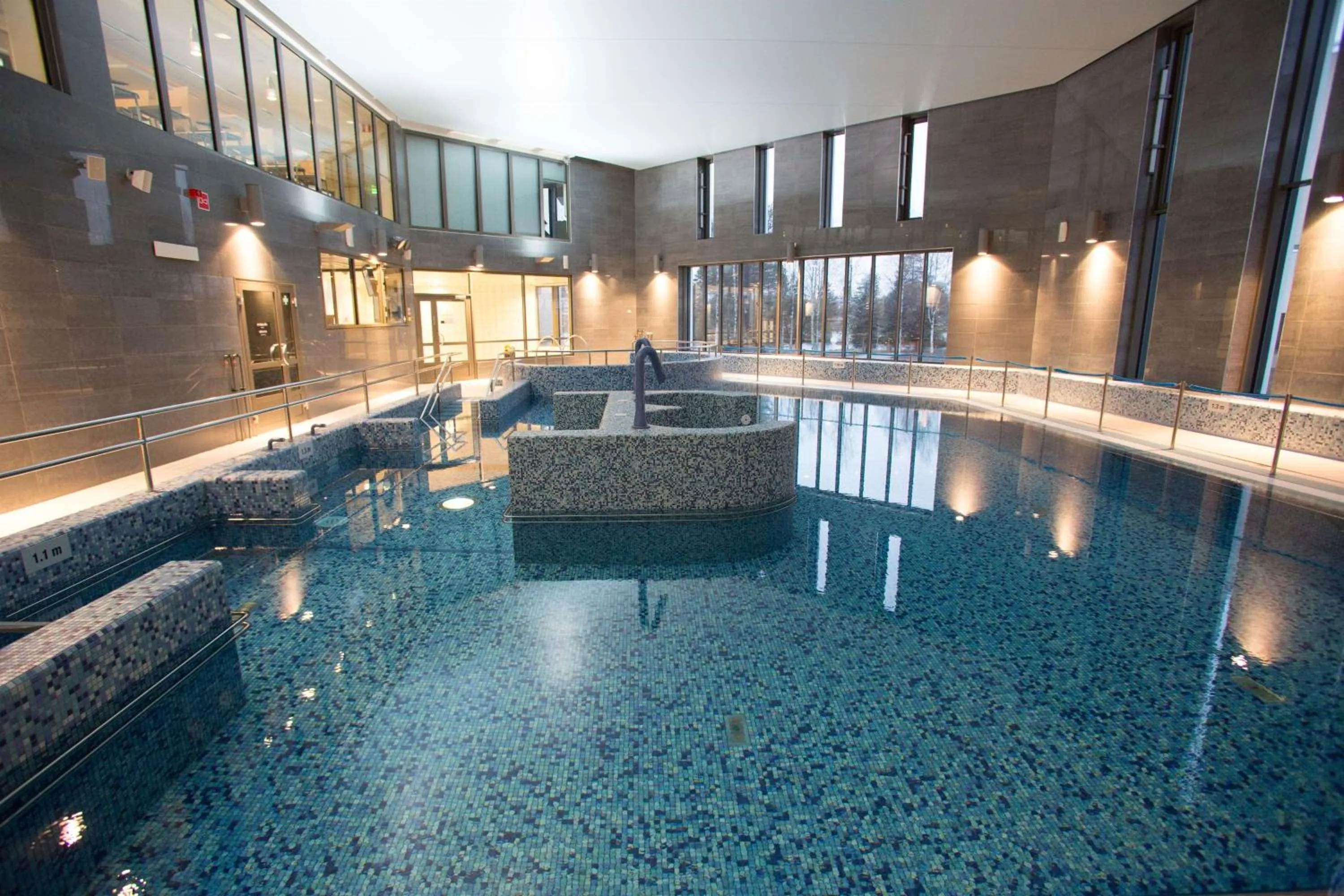 Pool view in Hotel Kajanus