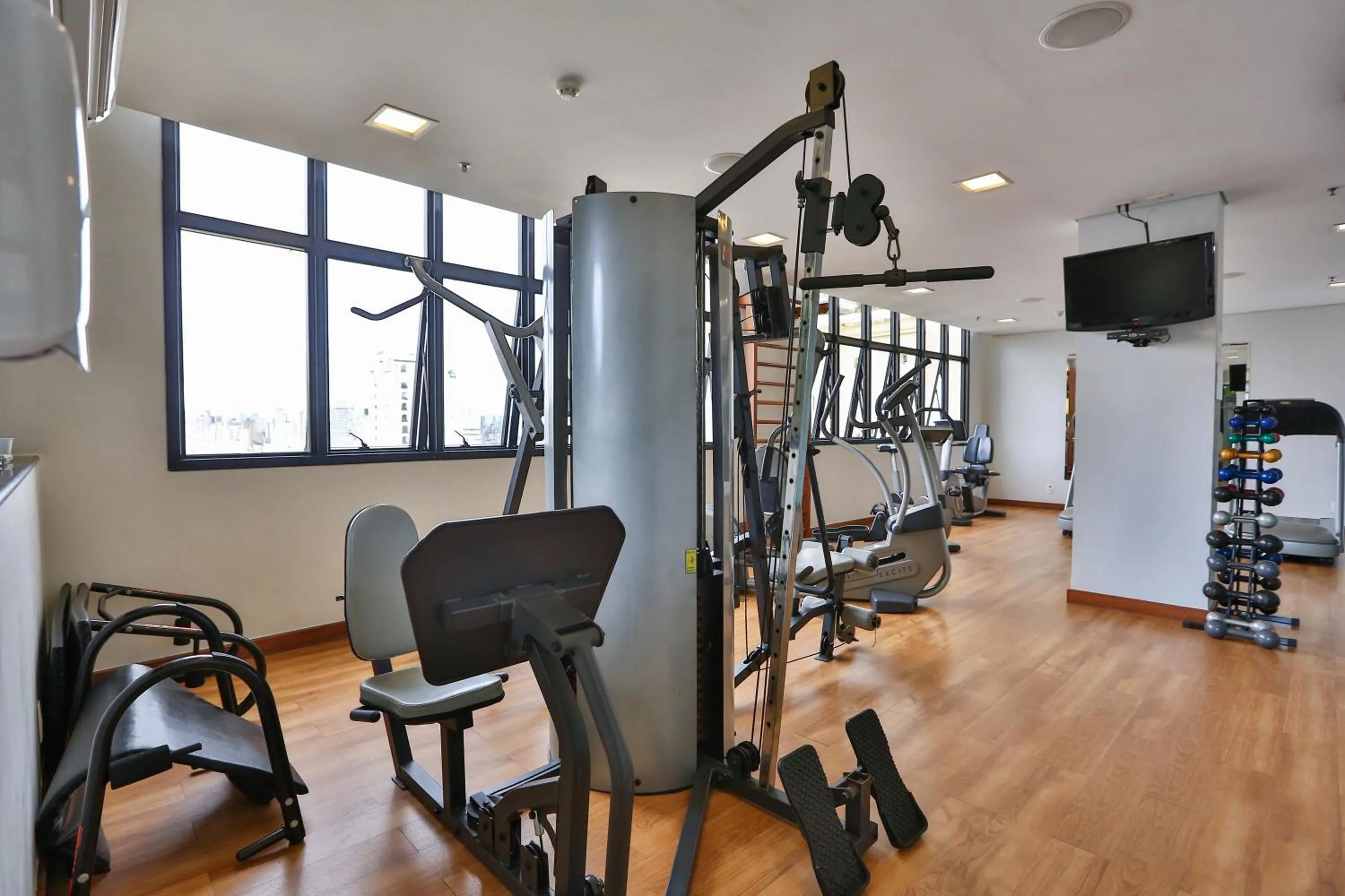 Fitness centre/facilities in Transamerica Executive Jardins