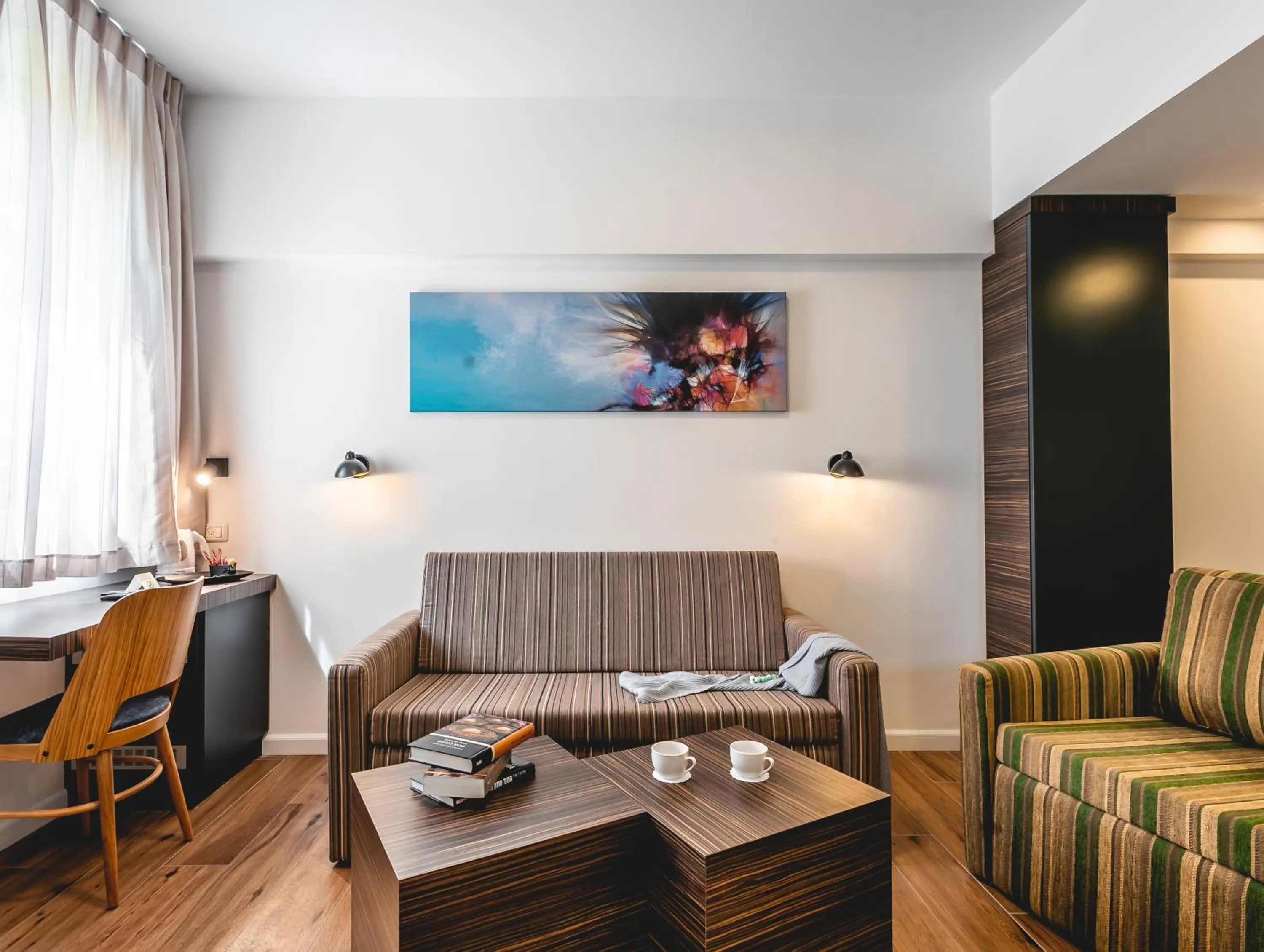 Living room in Nof Tavor Hotel