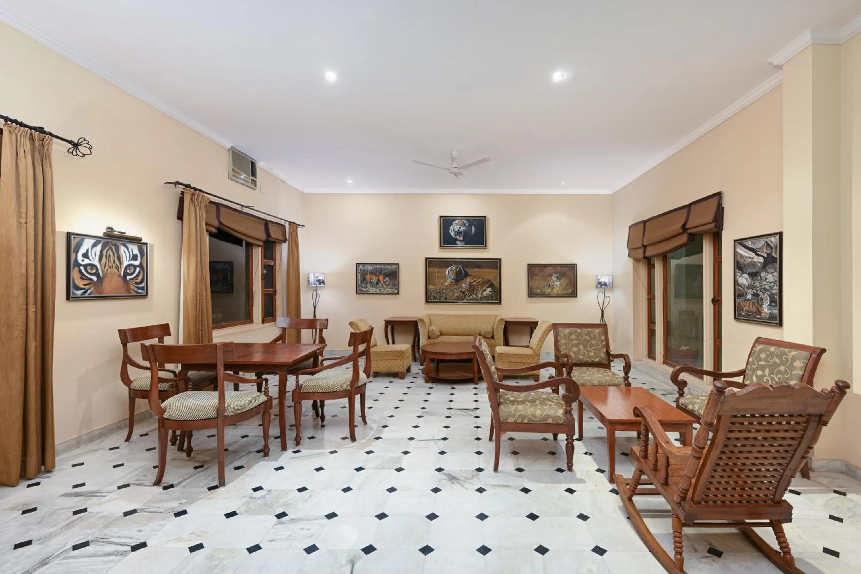 Living room in Dev Vilas