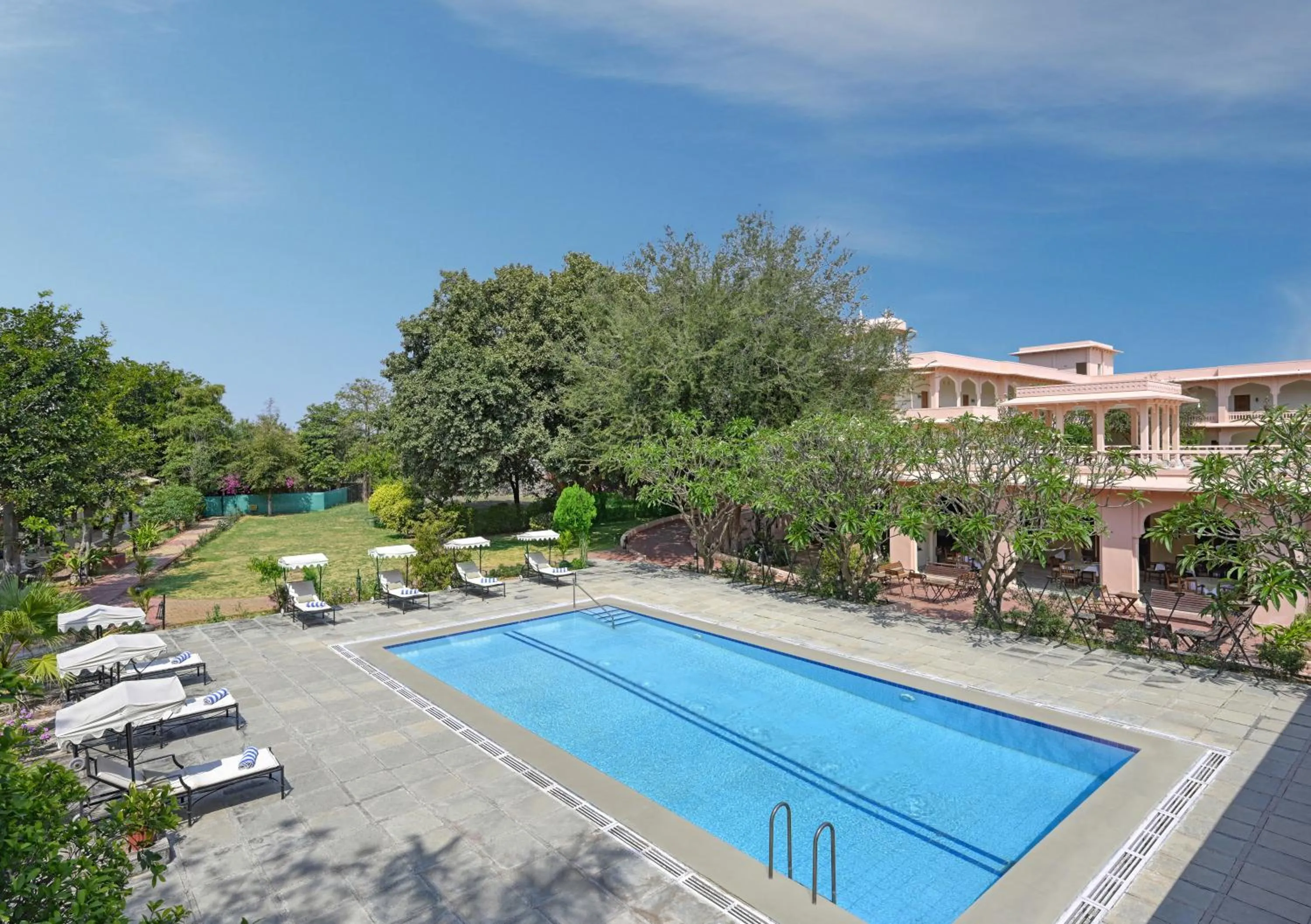 Garden view in Dev Vilas