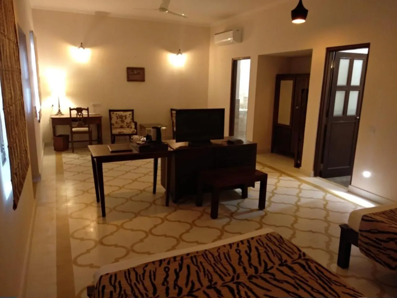 Seating area in Dev Vilas