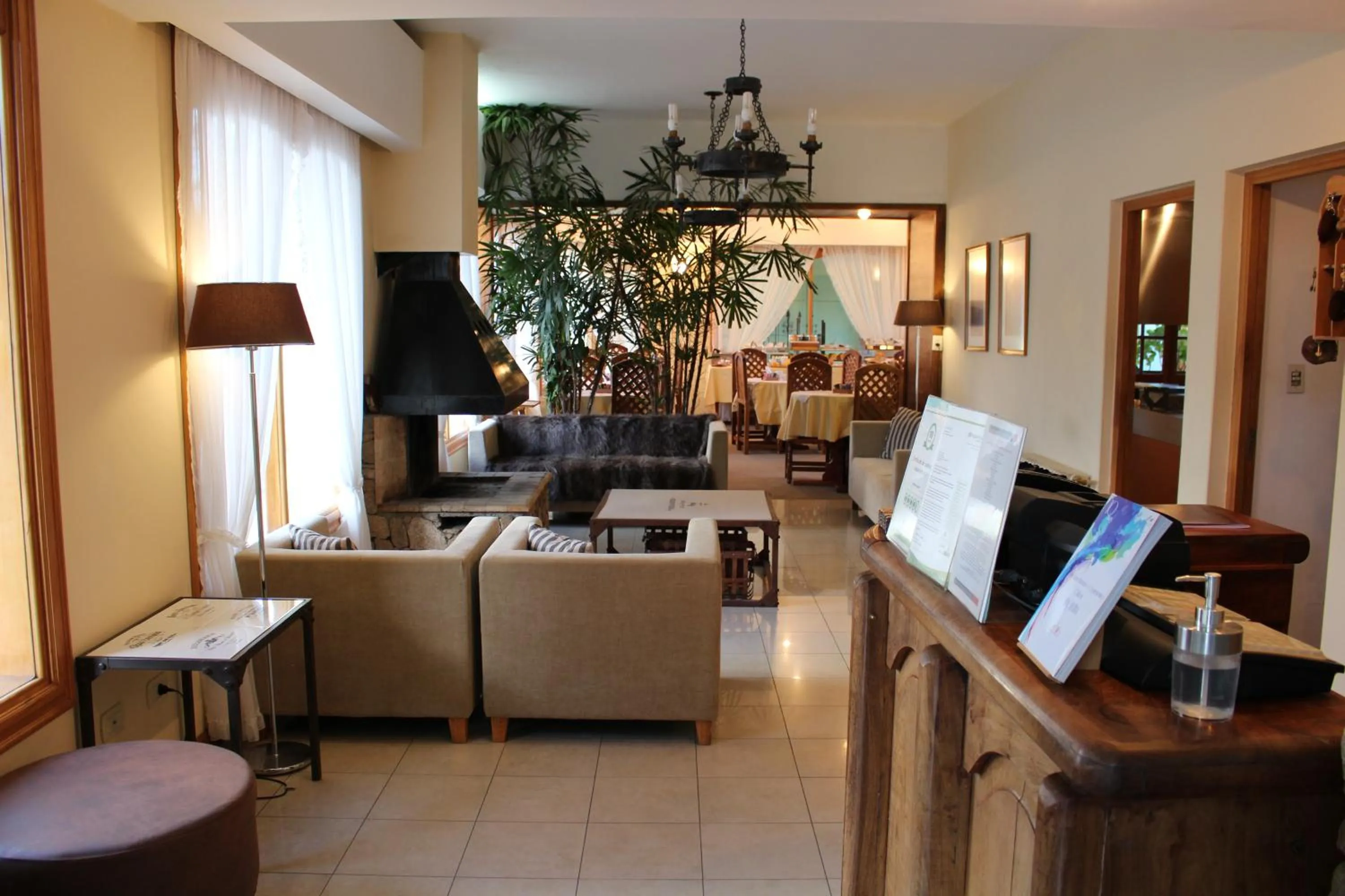 Lobby or reception in Hosteria Angelina