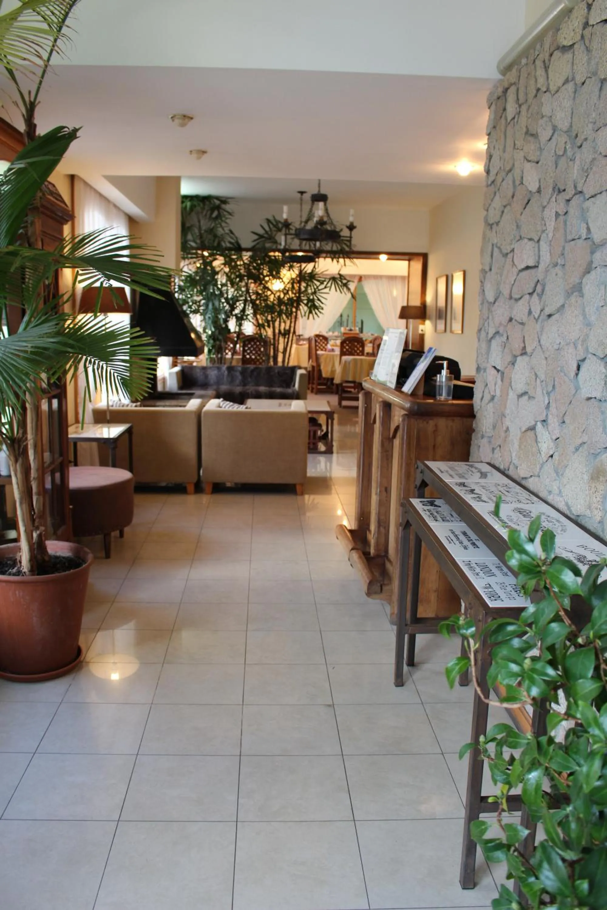 Lobby or reception in Hosteria Angelina