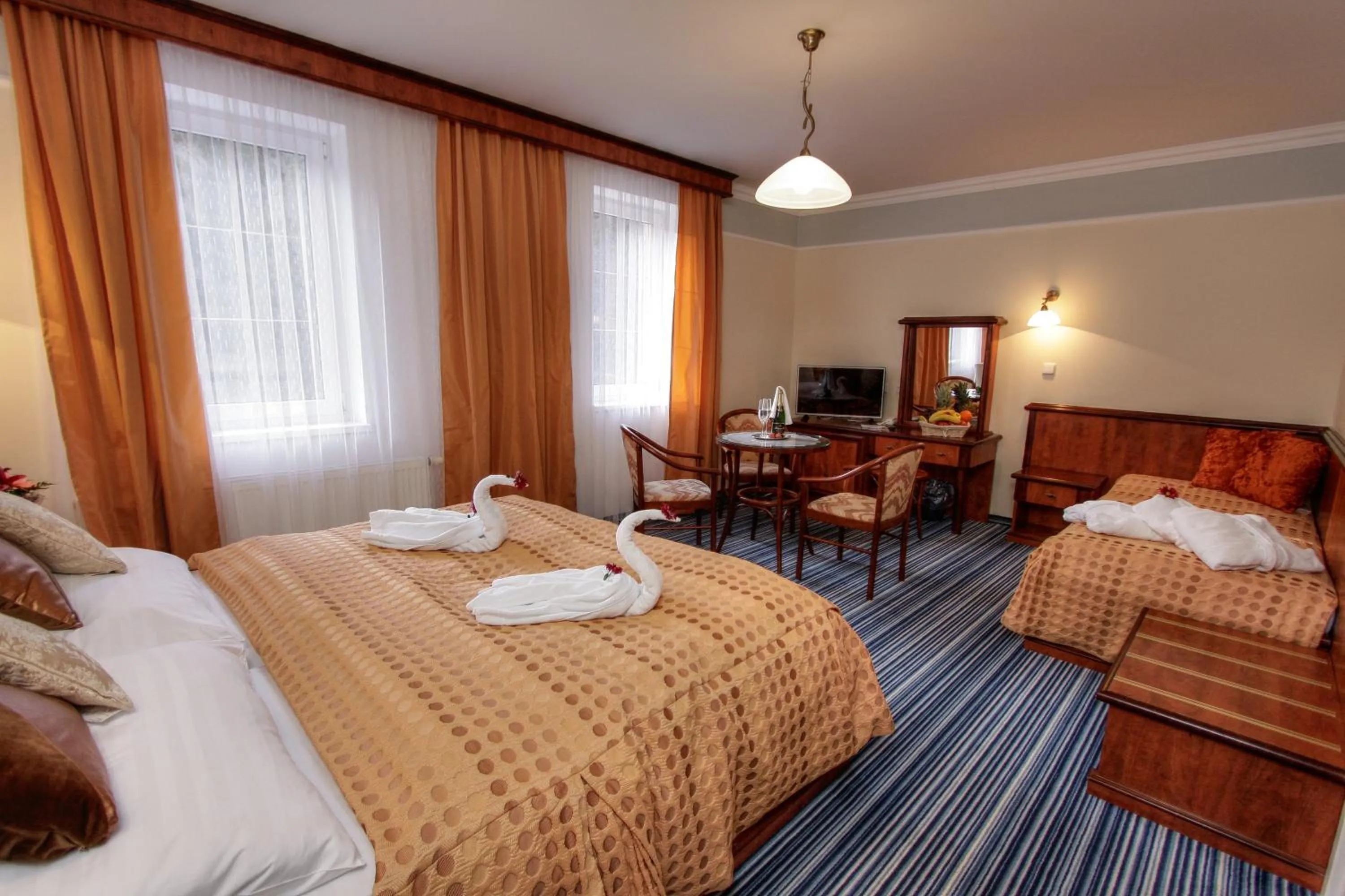 Photo of the whole room, Bed in Spa & Wellness Hotel Harmonie