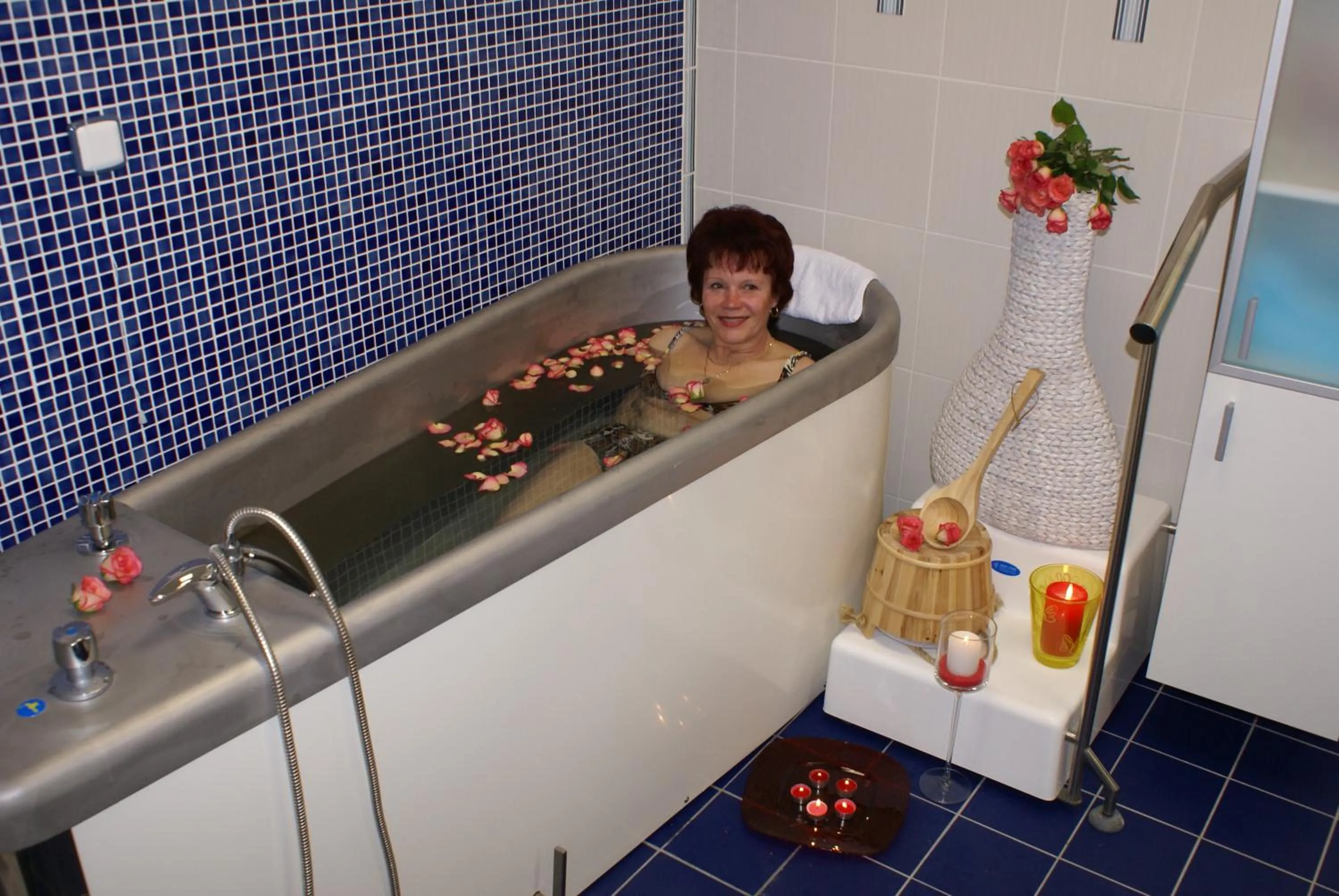 Hot Spring Bath in Spa & Wellness Hotel Harmonie