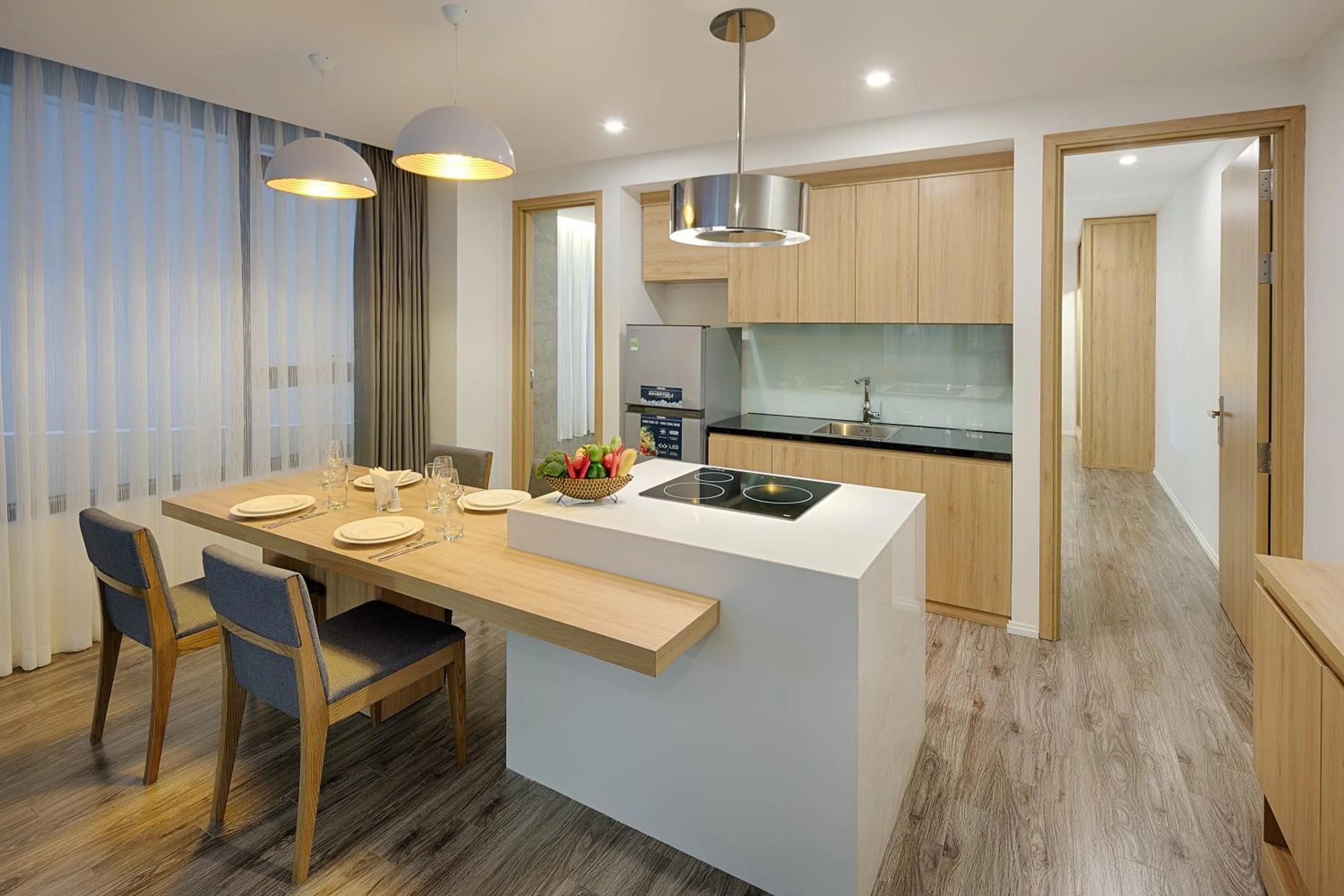 Kitchen or kitchenette in Parosand Da Nang Hotel -Belle Maison Parosand Da Nang Hotel