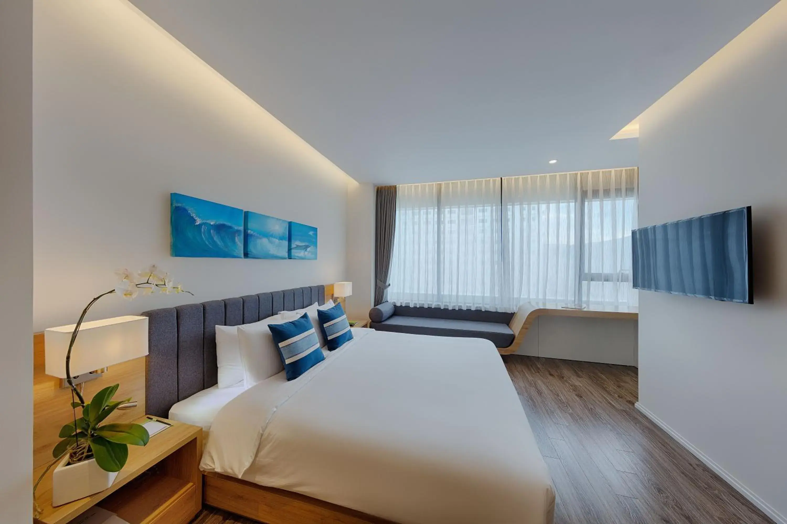 City view, Bed in Parosand Da Nang Hotel -Belle Maison Parosand Da Nang Hotel City view, Bed in Parosand Da Nang Hotel -Belle Maison Parosand Da Nang Hotel