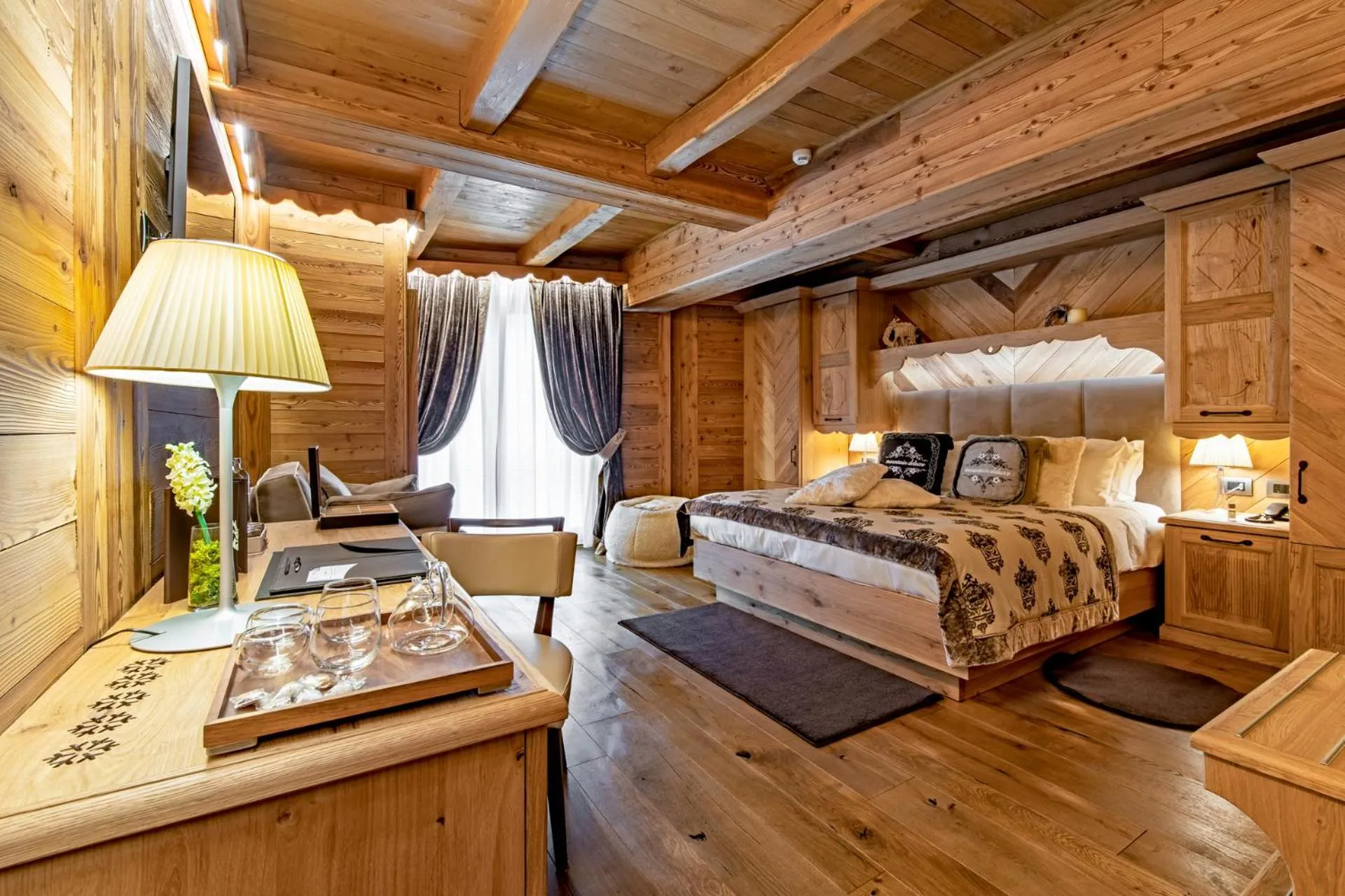 Bed in Fiocco di Neve Relais & SPA