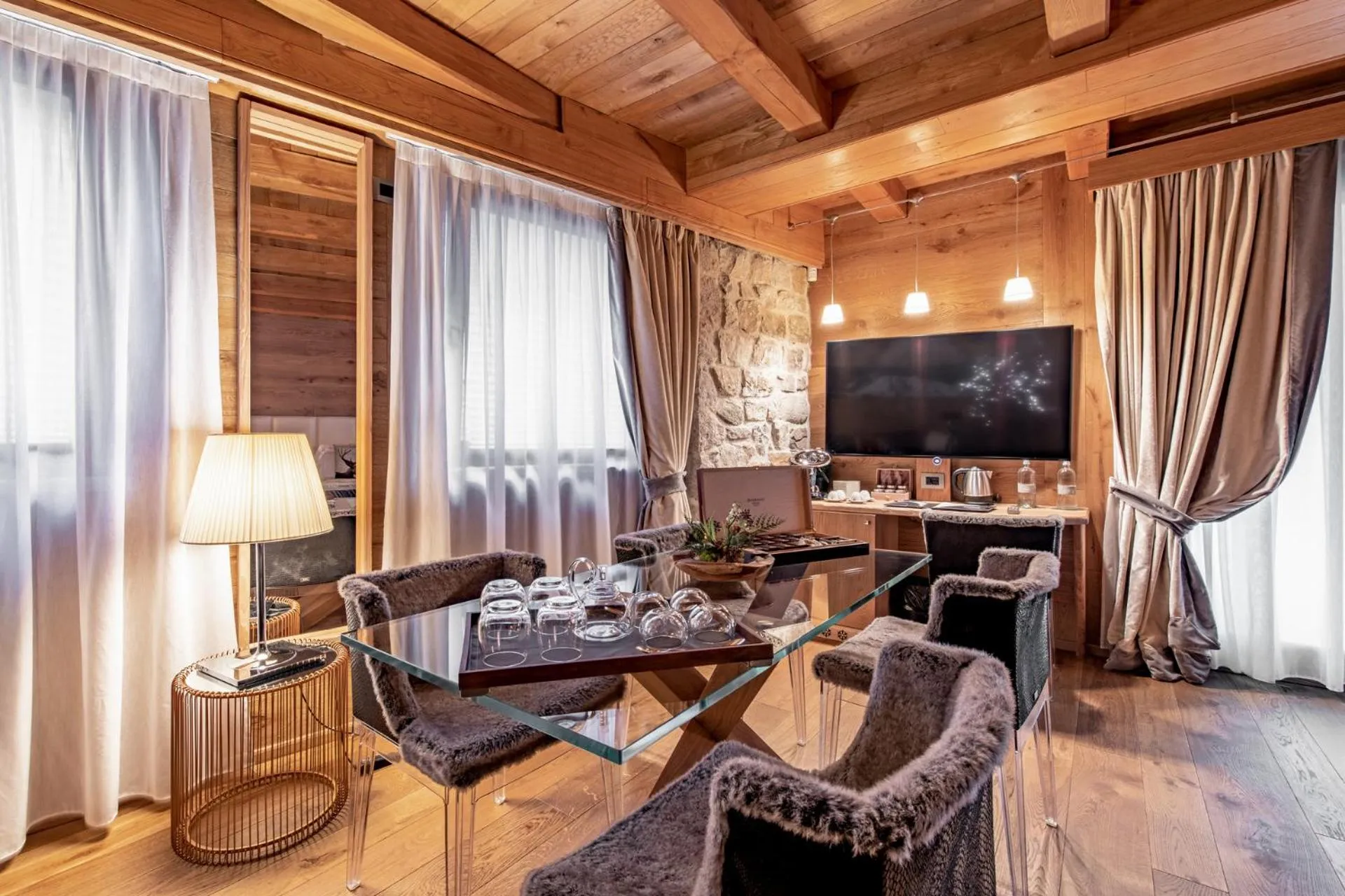 Living room in Fiocco di Neve Relais & SPA
