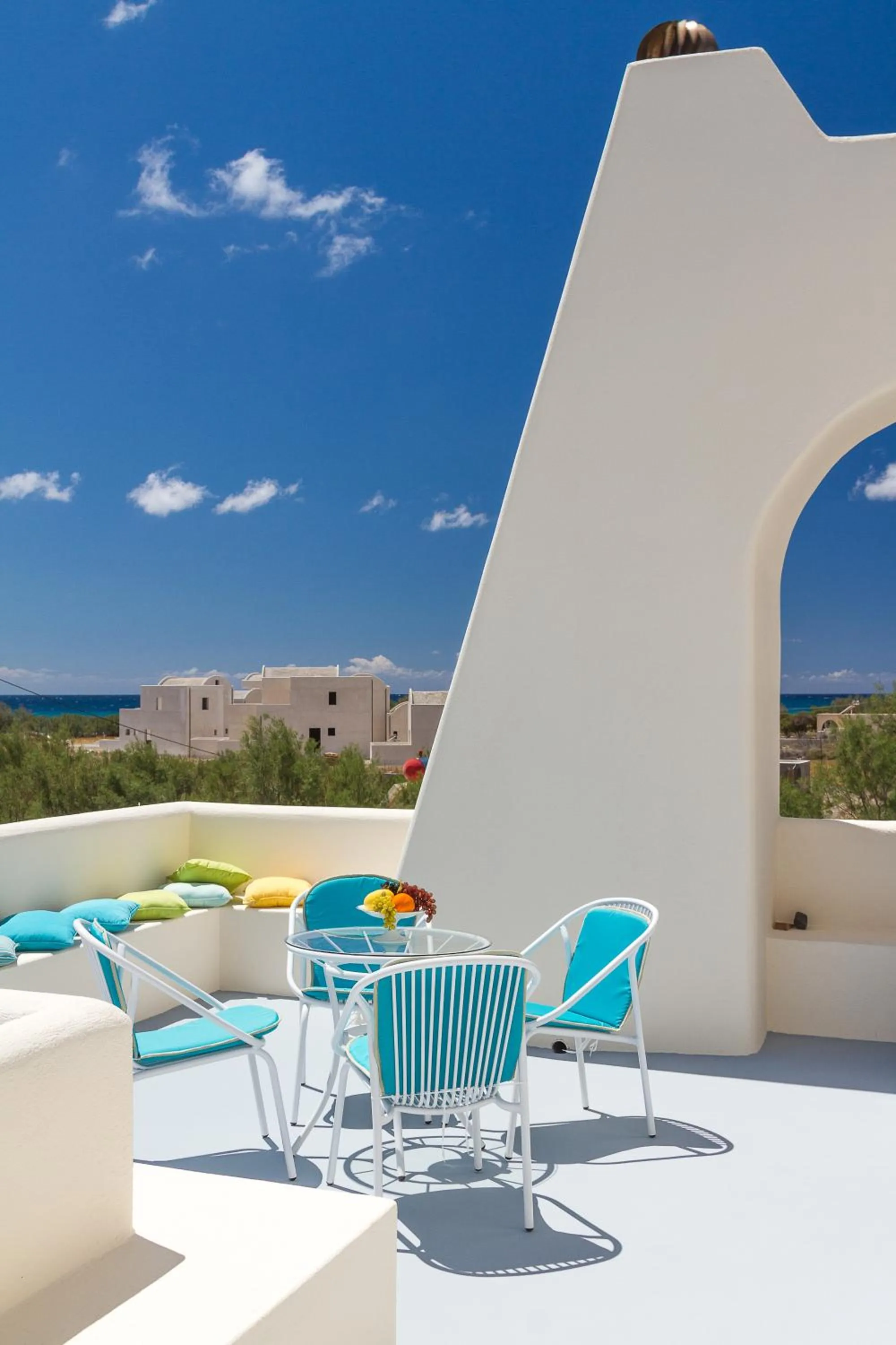 Balcony/Terrace in Sea Sound White Katikies