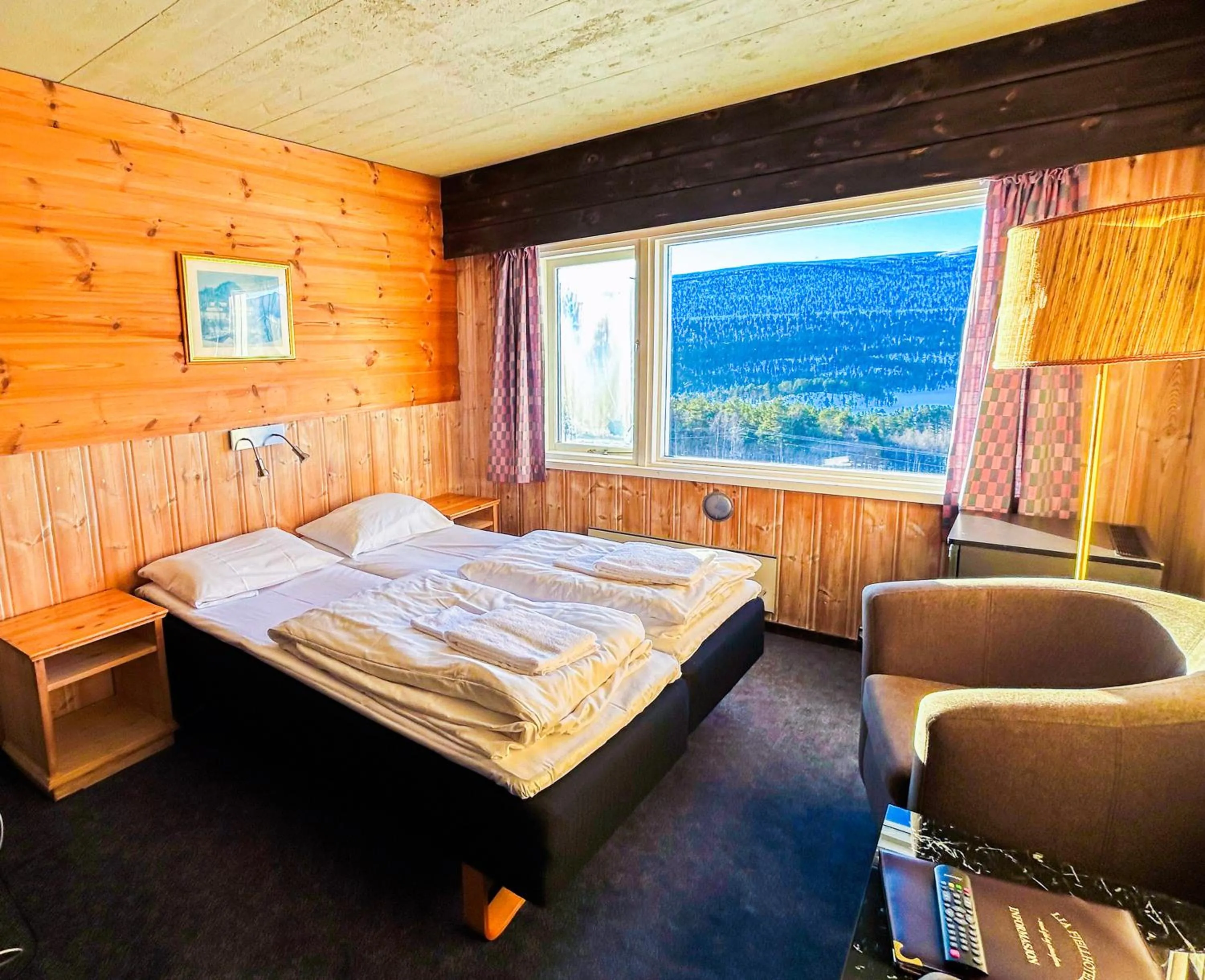 View (from property/room), Bed in Lia Fjellhotell