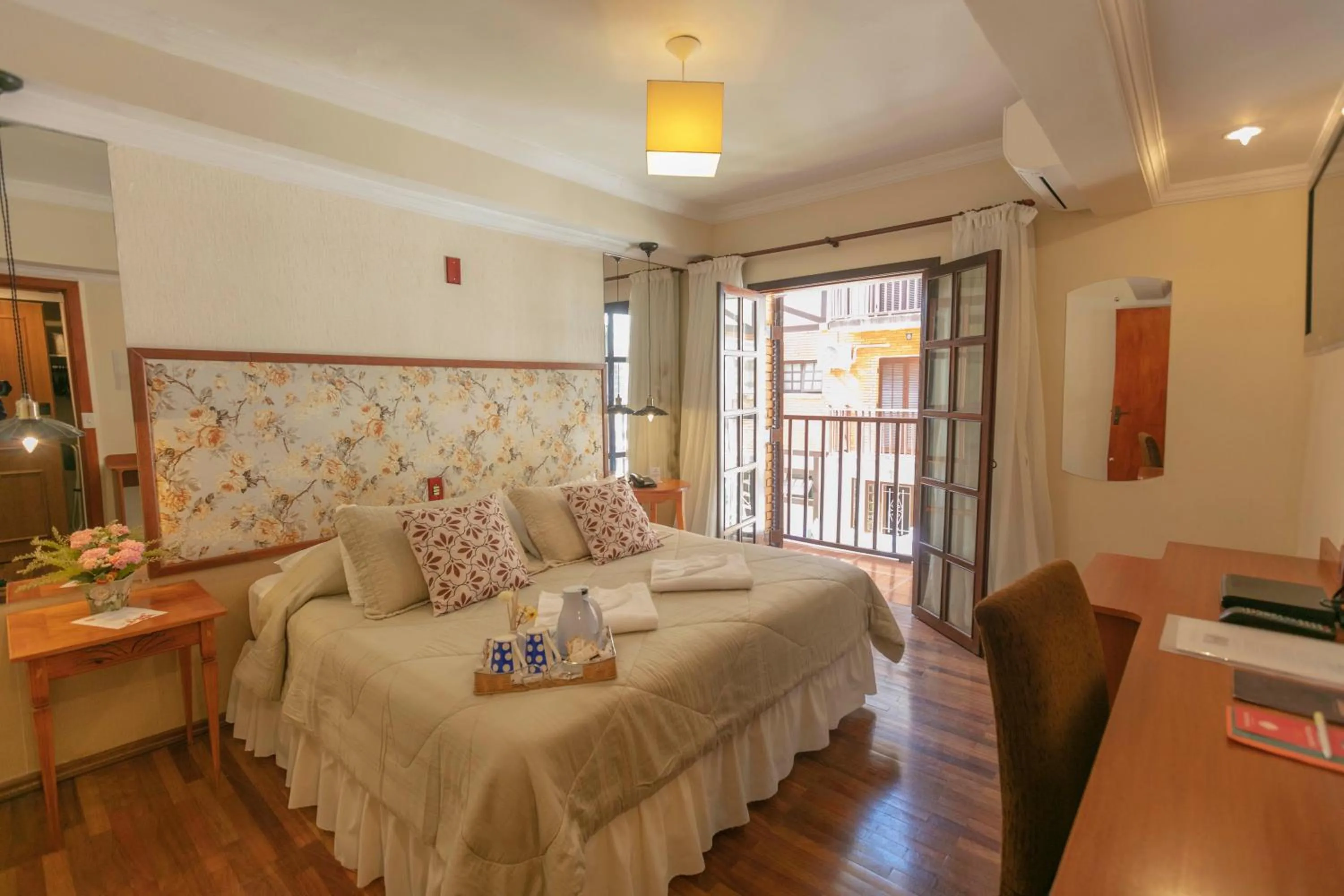 Bedroom, Bed in Pousada das Hortênsias