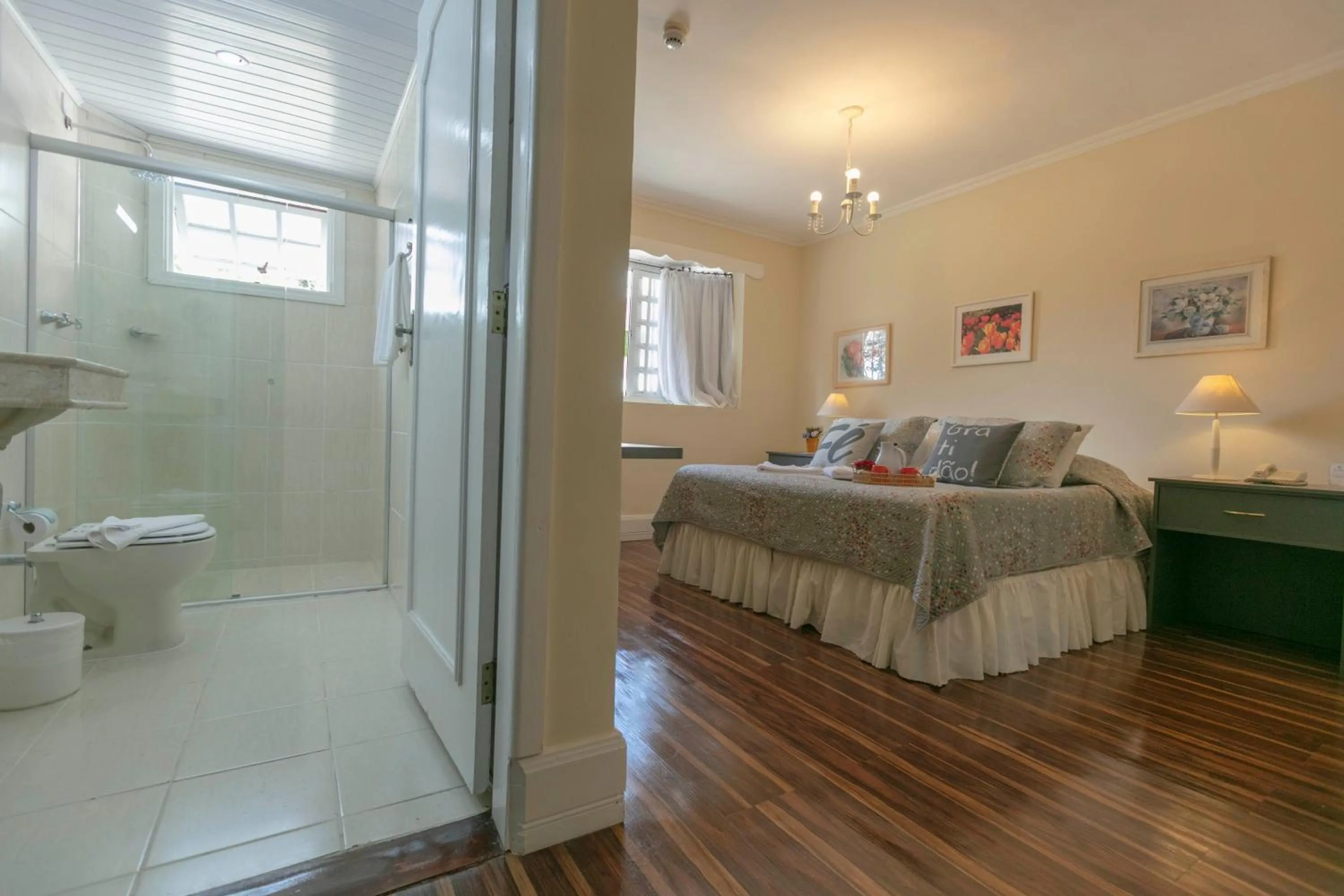 Bedroom in Pousada das Hortênsias