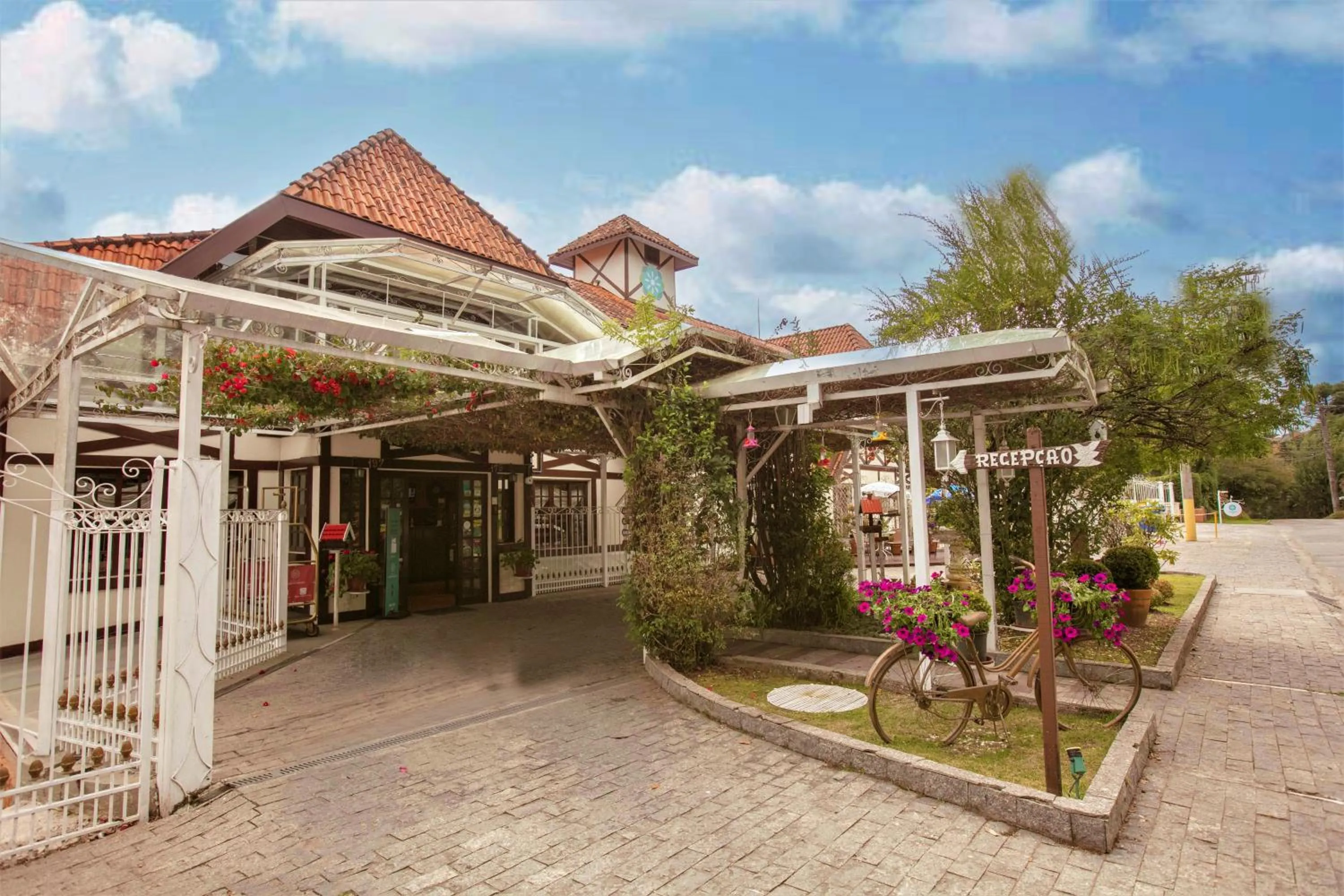 Facade/entrance in Pousada das Hortênsias