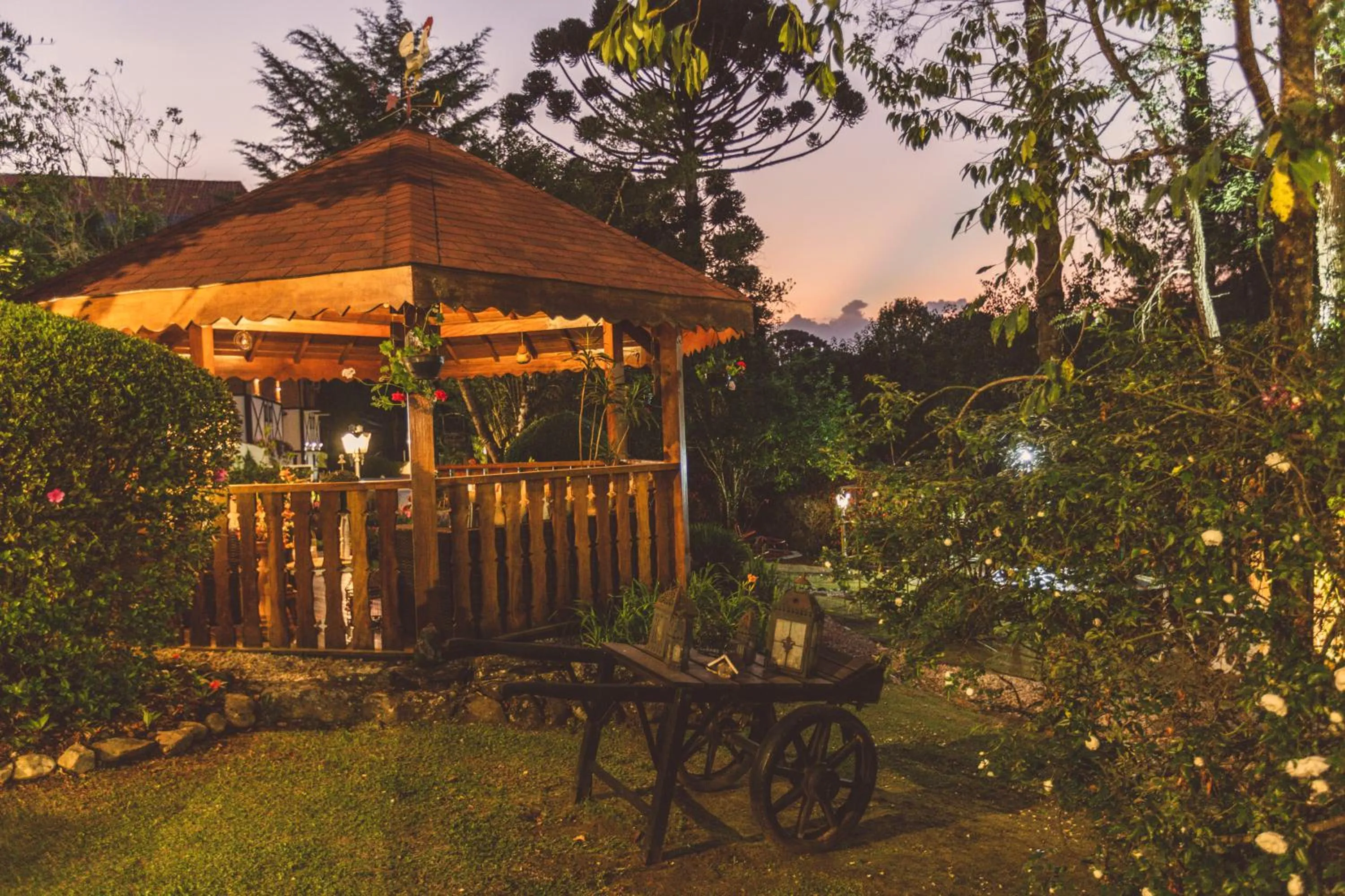 Sunset in Pousada das Hortênsias