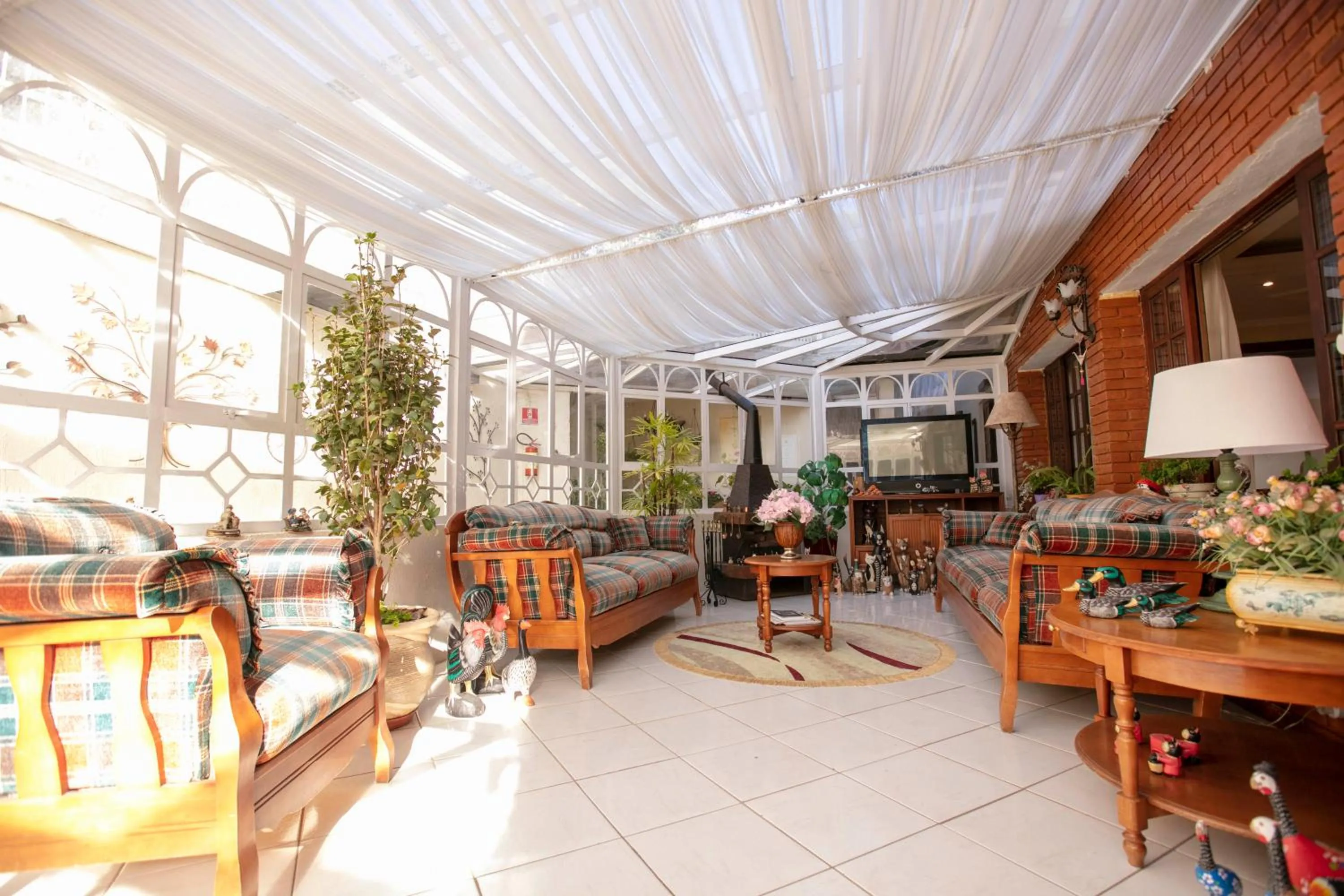 Living room in Pousada das Hortênsias