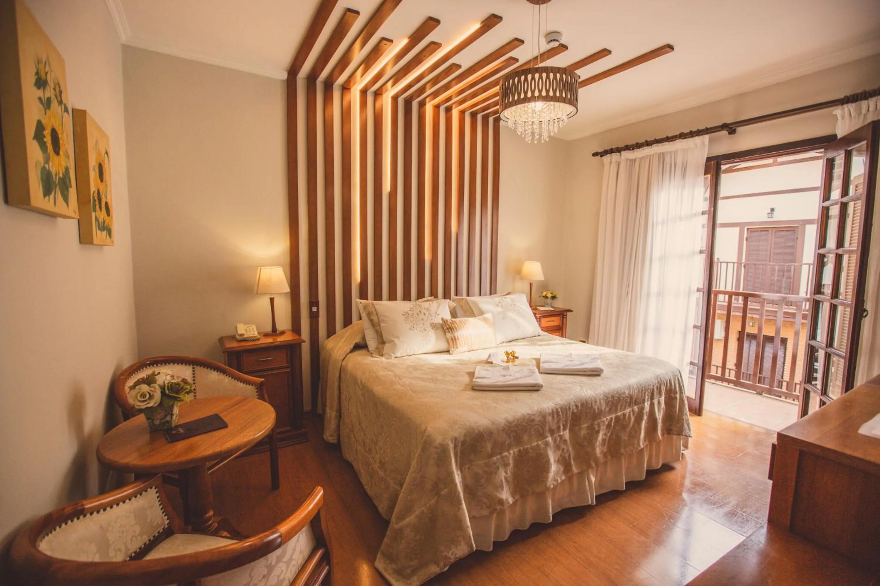 Luxury Double or Twin Room with Balcony in Pousada das Hortênsias