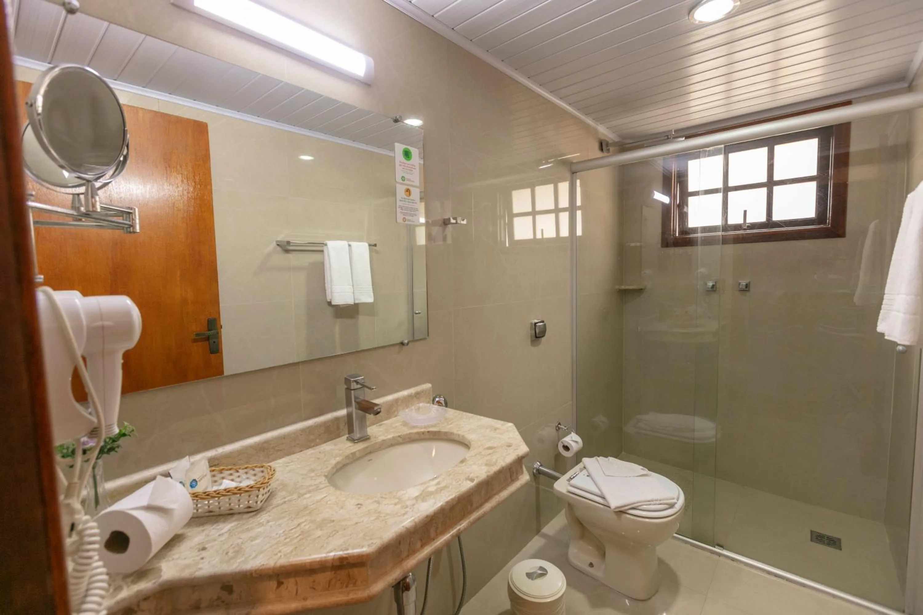 Bathroom in Pousada das Hortênsias