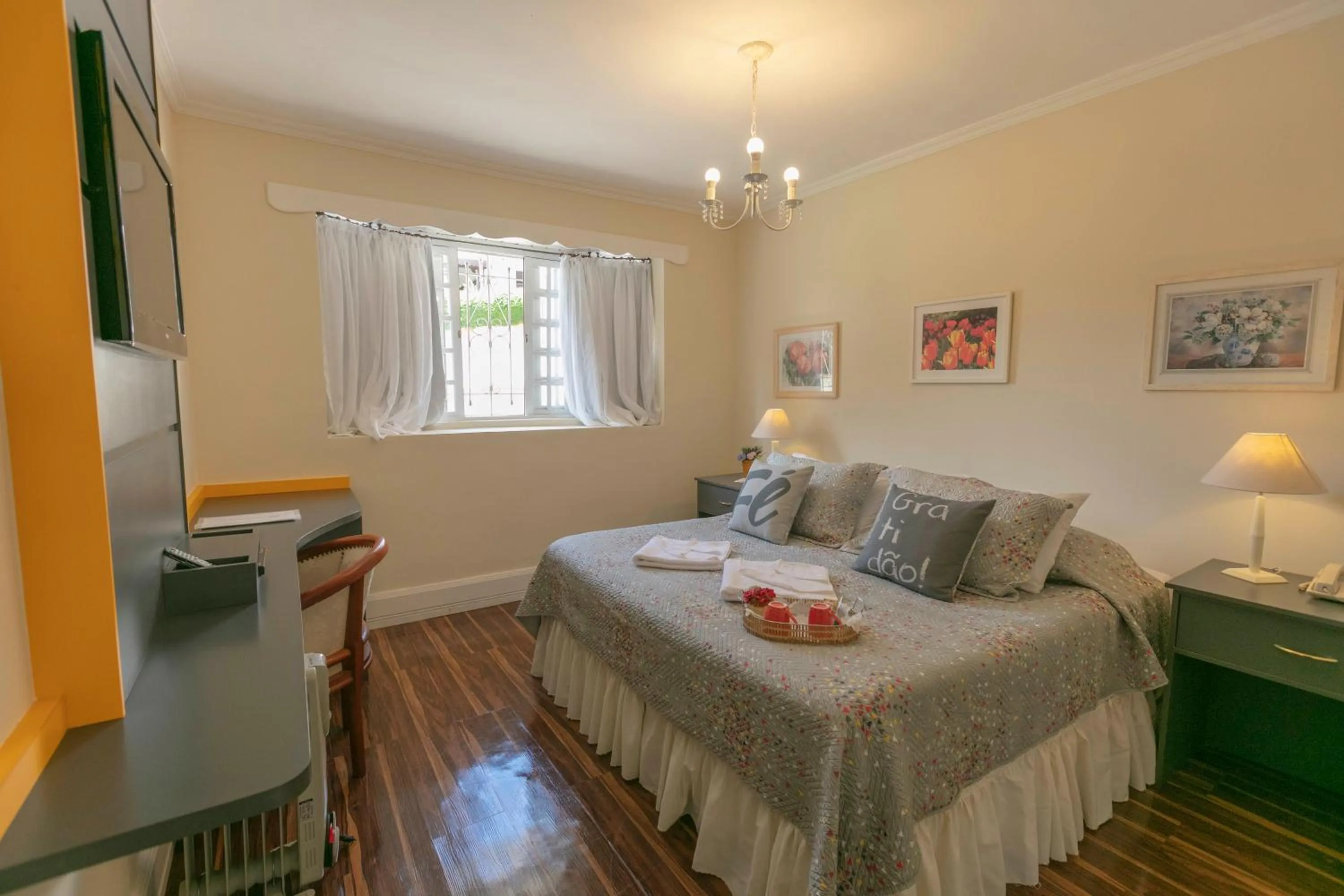 Bedroom, Bed in Pousada das Hortênsias