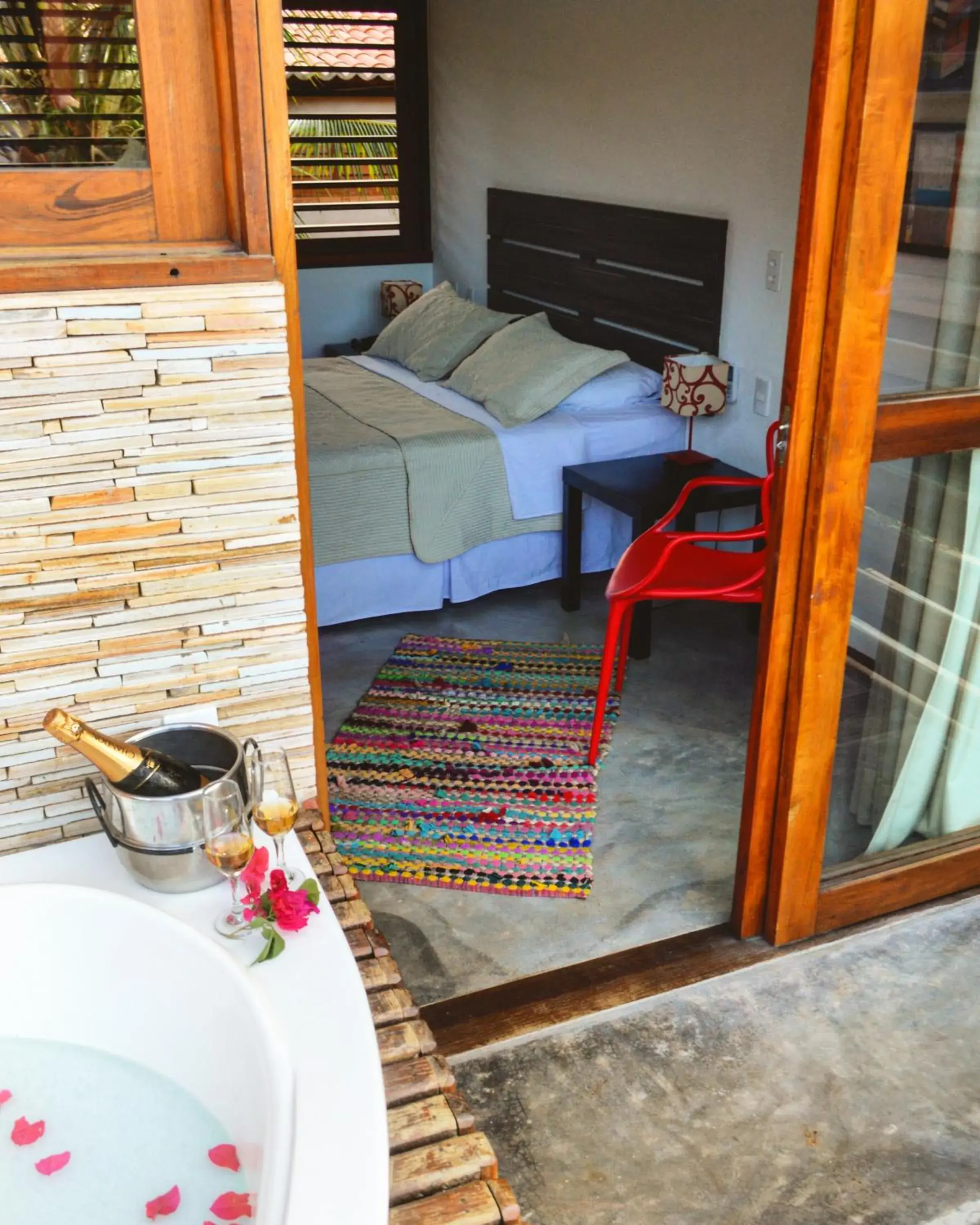 Bed in Naquela Jericoacoara Bed in Naquela Jericoacoara