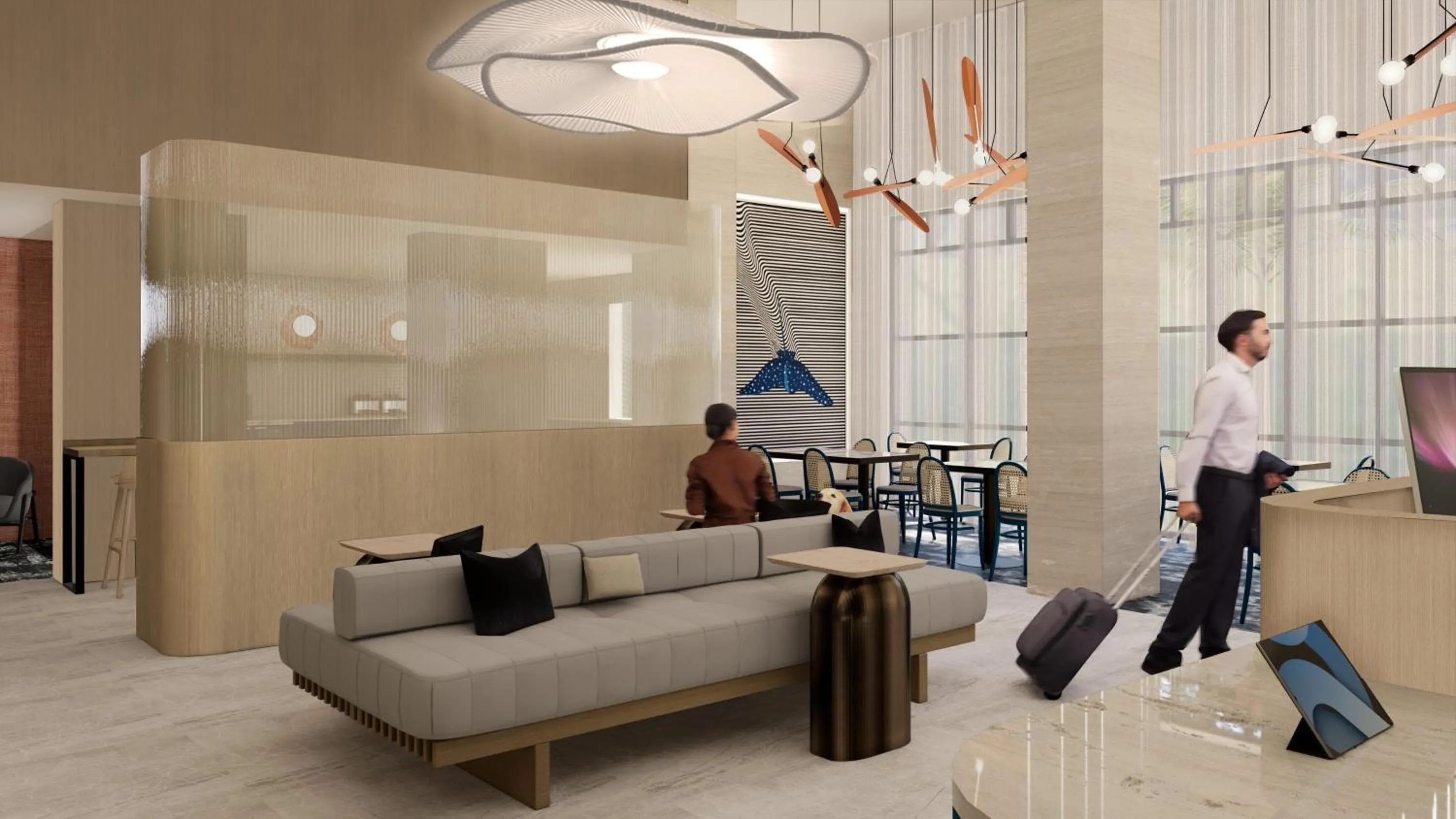 Lobby or reception in Hyatt Place Fort Lauderdale Cruise Port & Convention Center - Newly Renovated