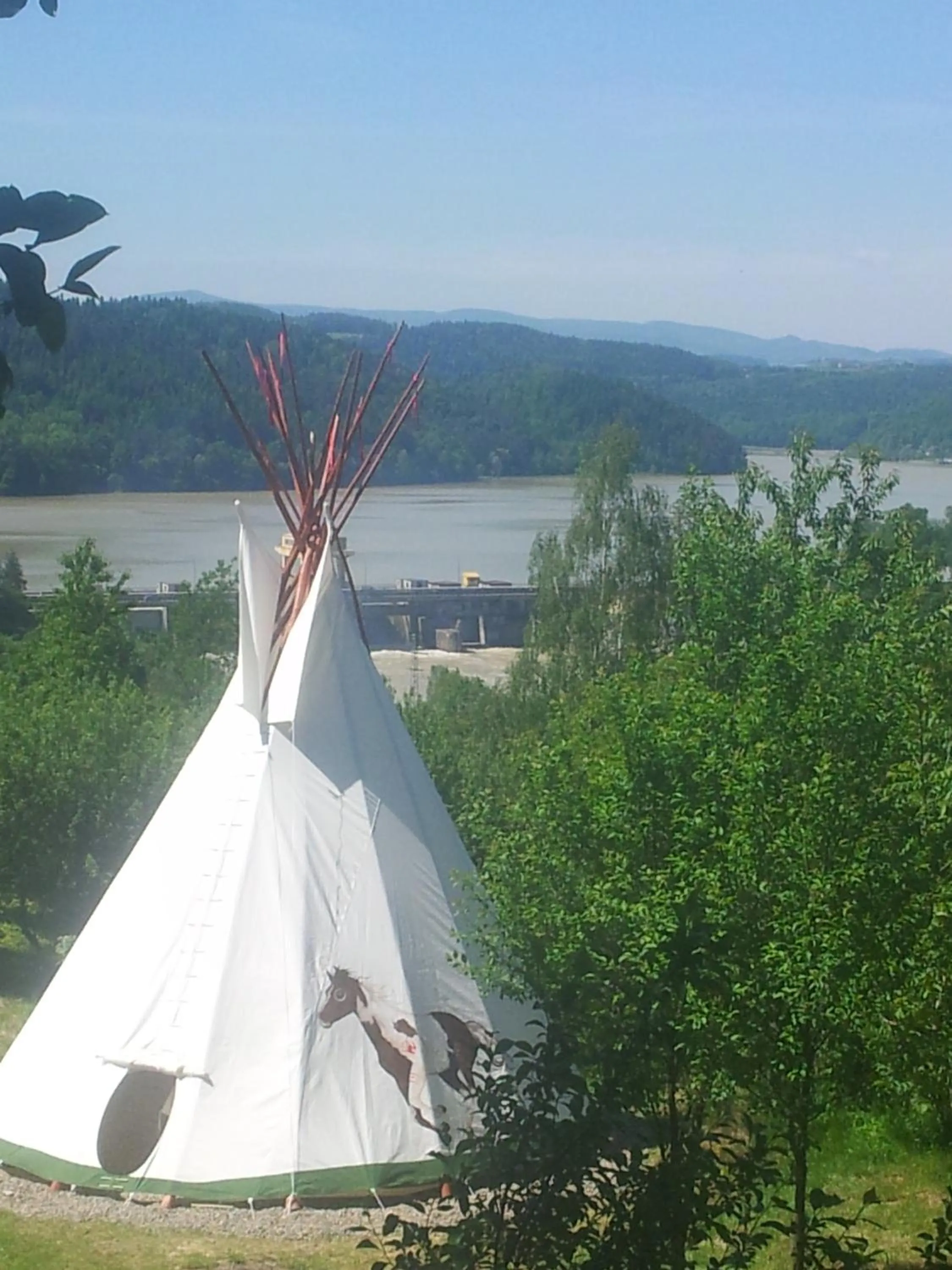 Area and facilities in Agroturystyka Nad Jeziorem-Osada Indiańska