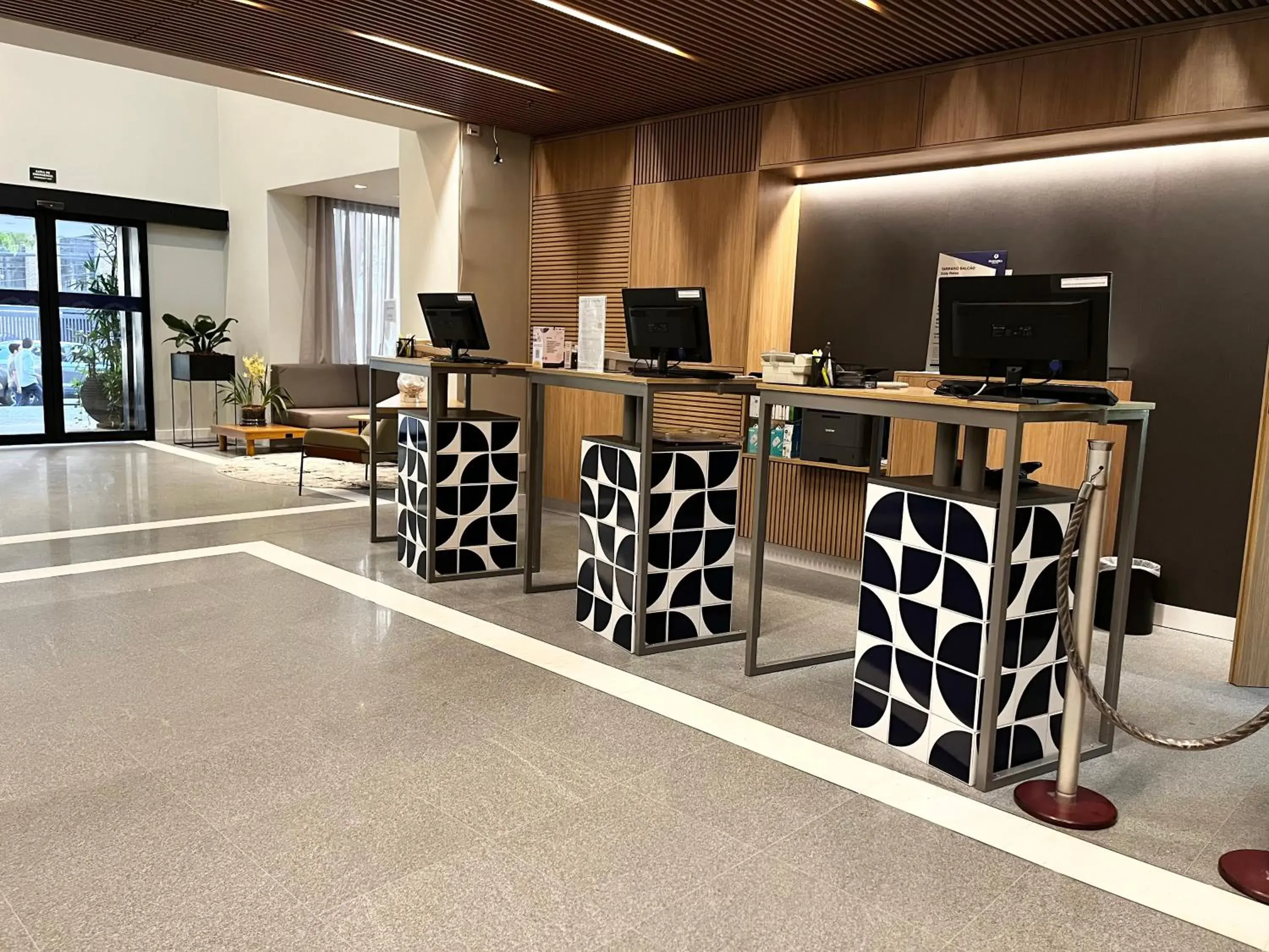 Lobby or reception in Transamerica Executive Faria Lima Lobby or reception in Transamerica Executive Faria Lima