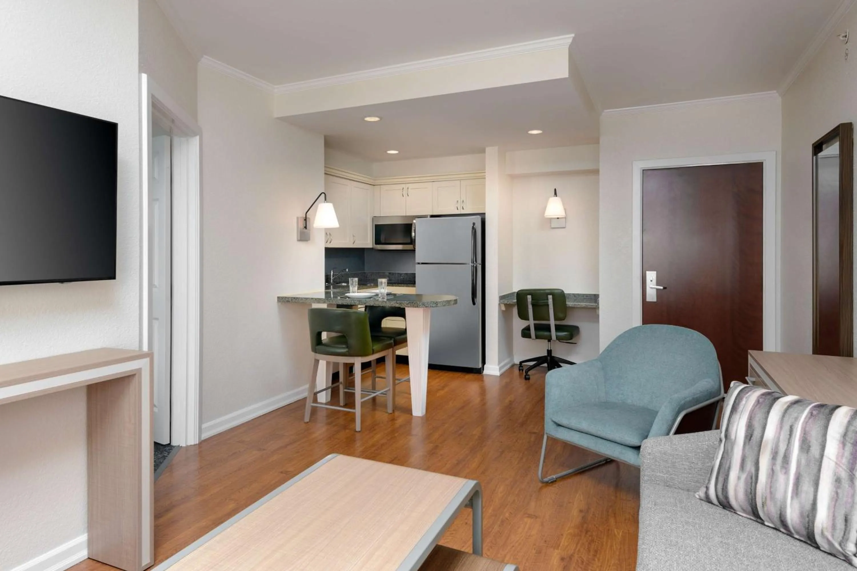 Living room in Homewood Suites by Hilton Bonita Springs, FL