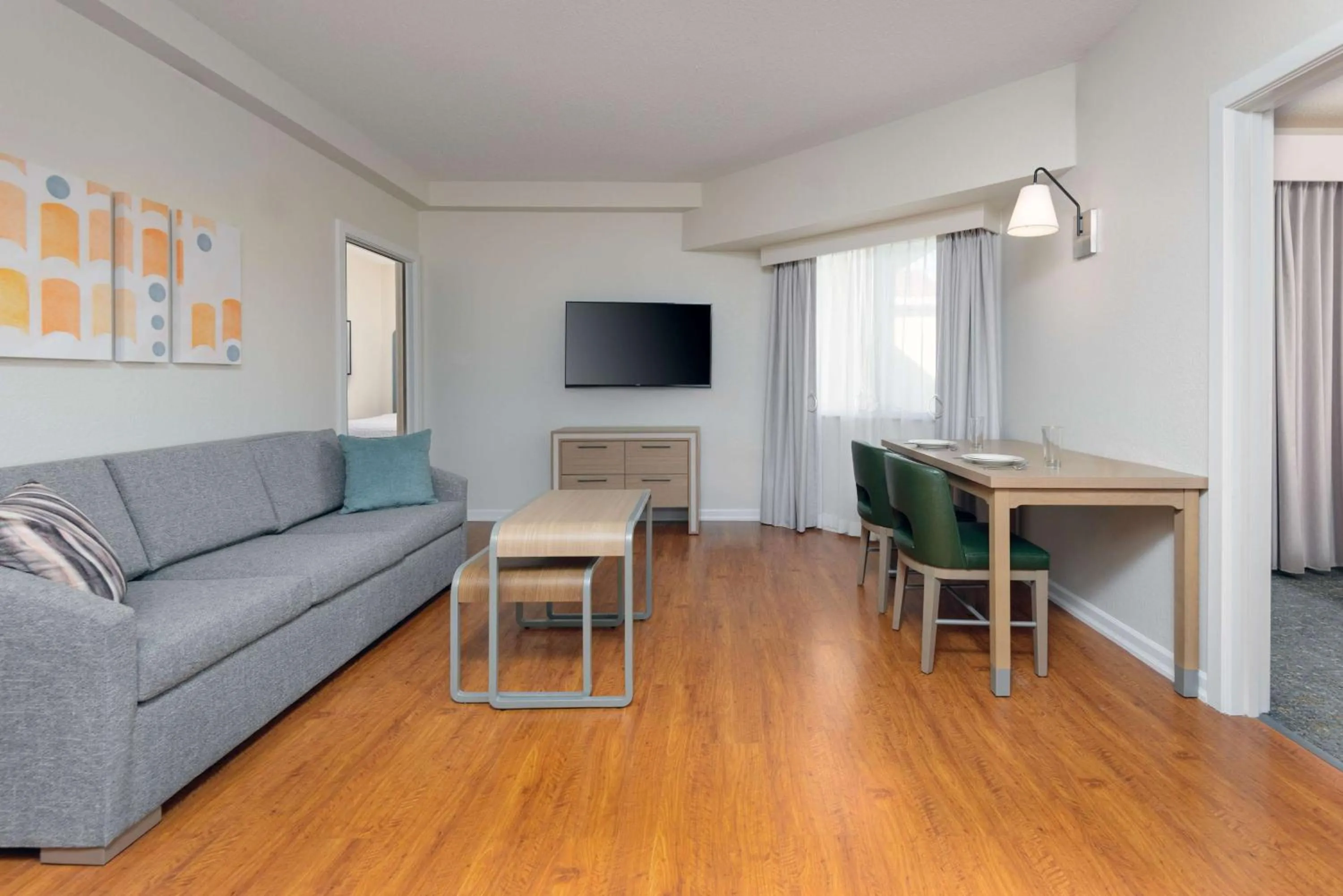 Living room in Homewood Suites by Hilton Bonita Springs, FL