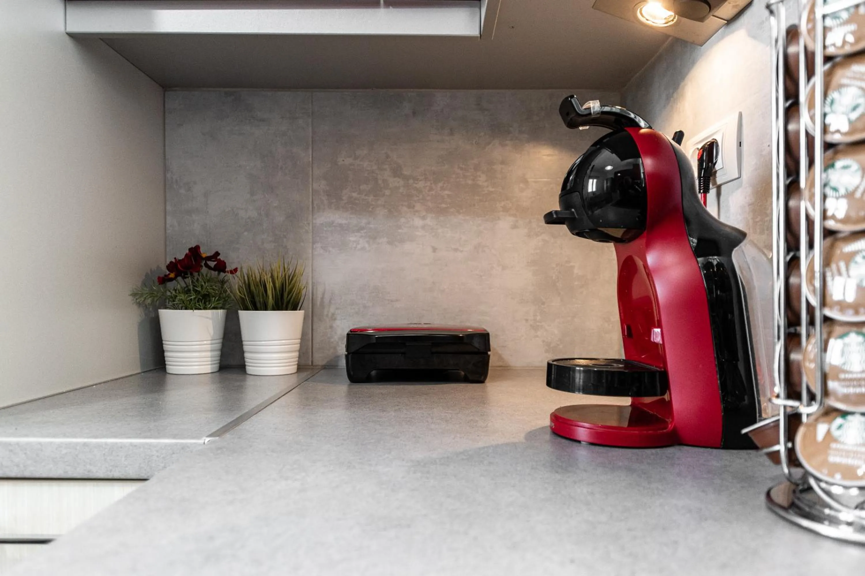Coffee/tea facilities in Villa Nektar, Luxury Apartment in Chora Naxos