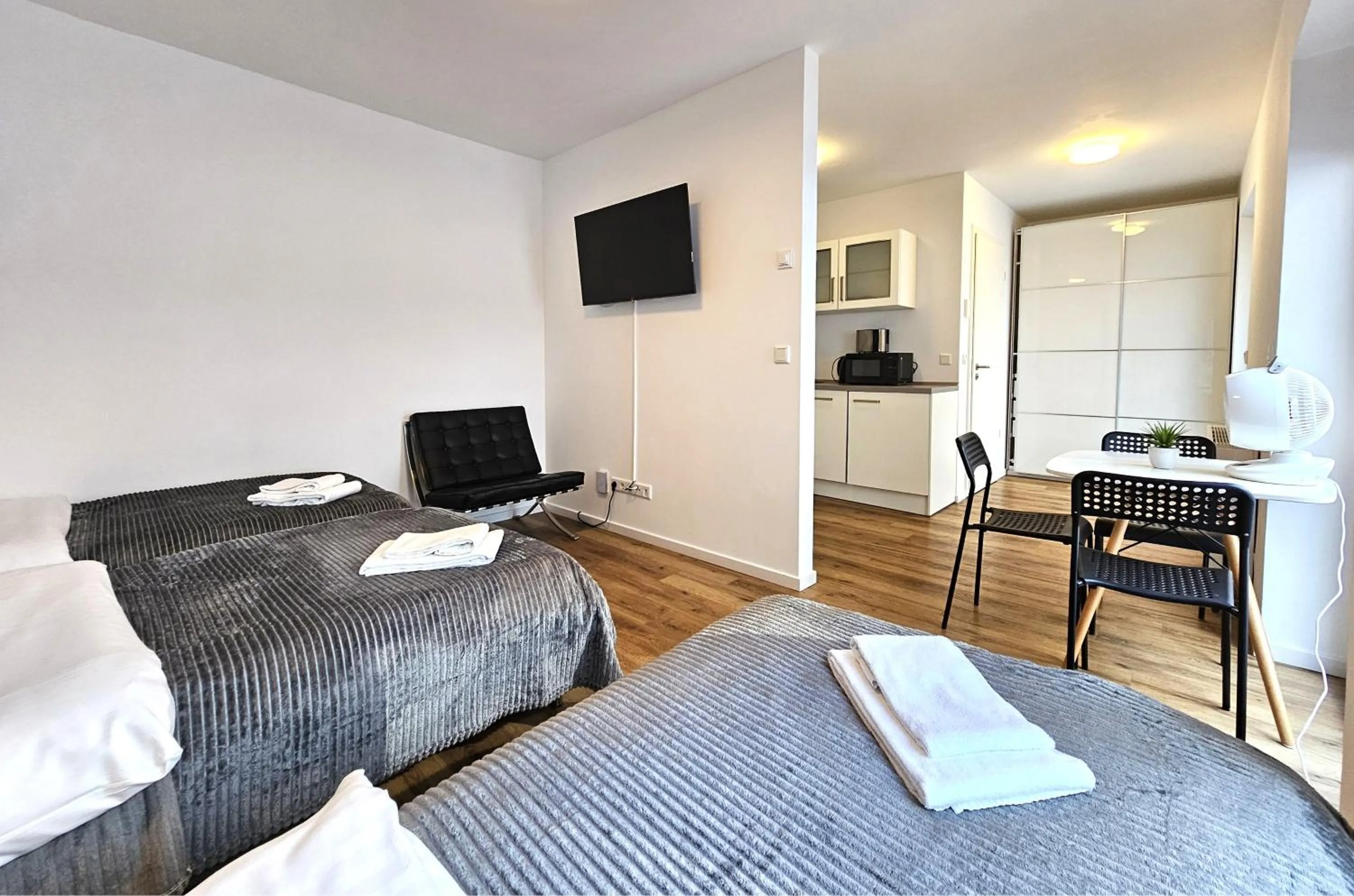 Bed in Old Town Apartments