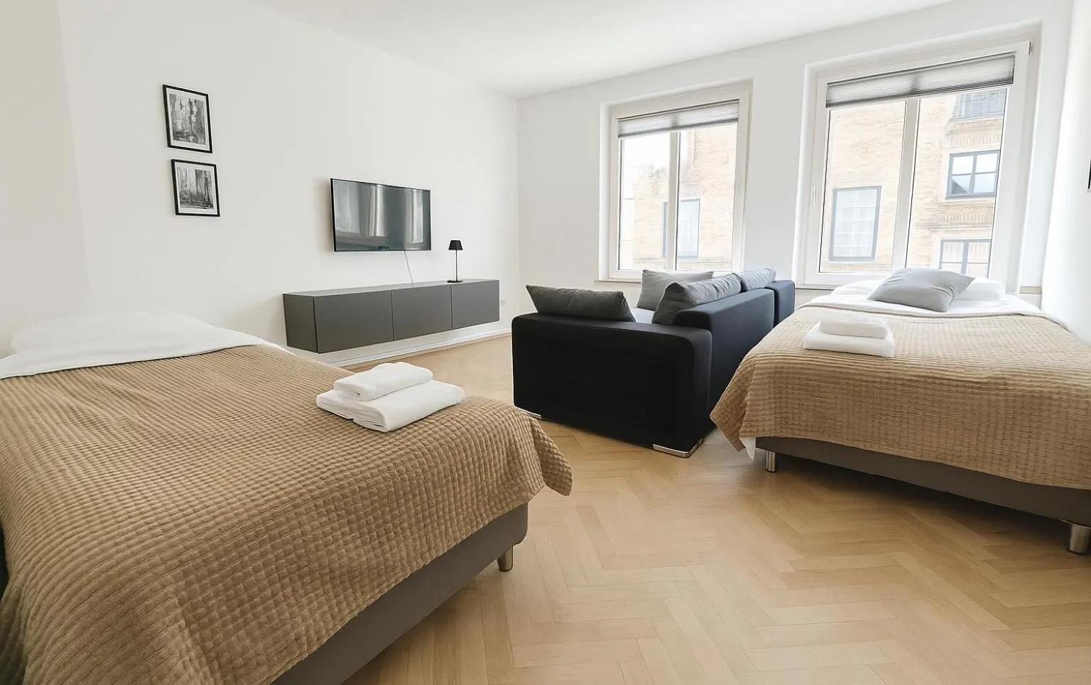 Bed in Old Town Apartments