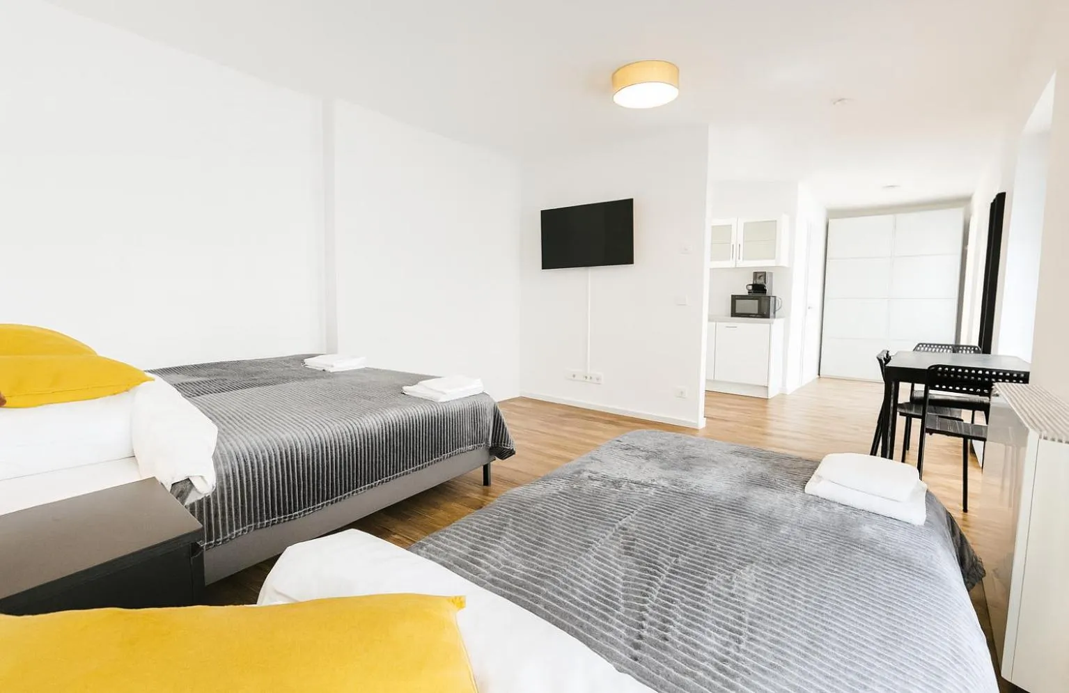 Bed in Old Town Apartments