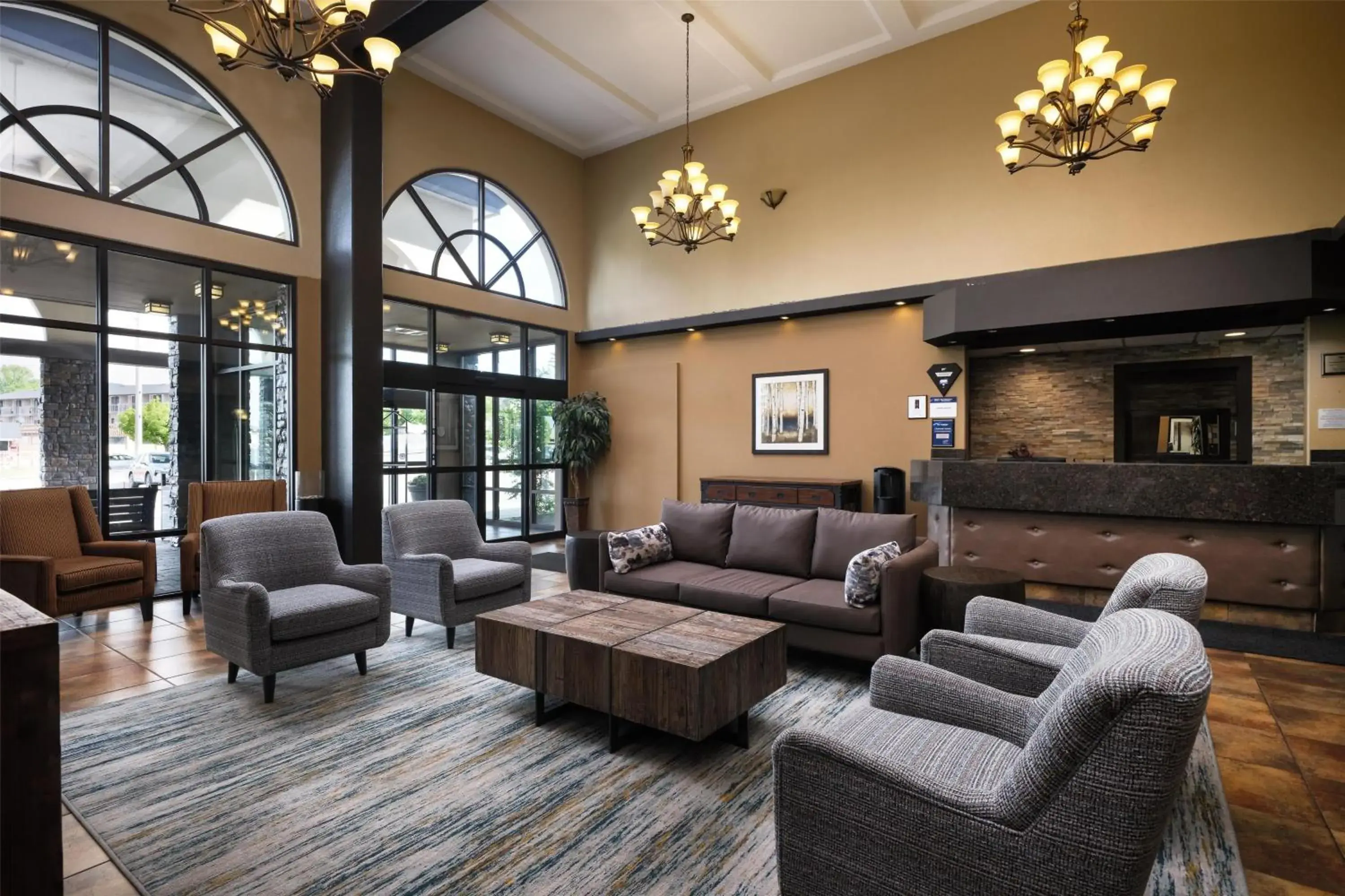 Lobby or reception in Best Western Plus Kamloops Hotel Lobby or reception in Best Western Plus Kamloops Hotel