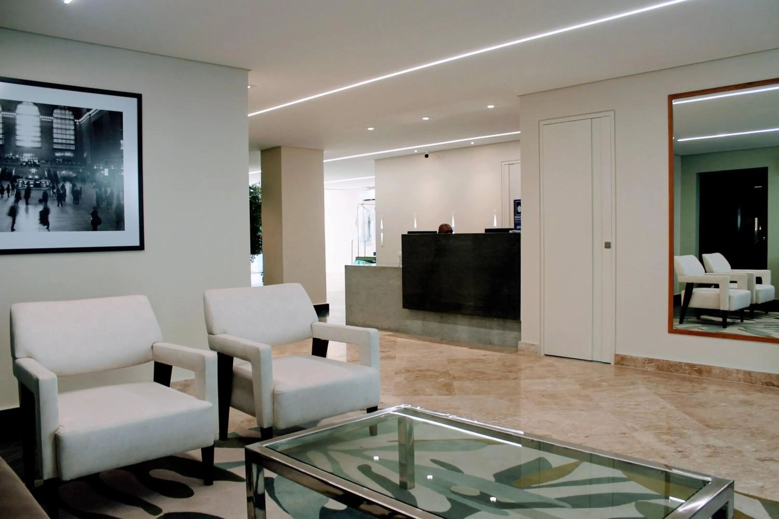 Lobby or reception in La Residence Itaim