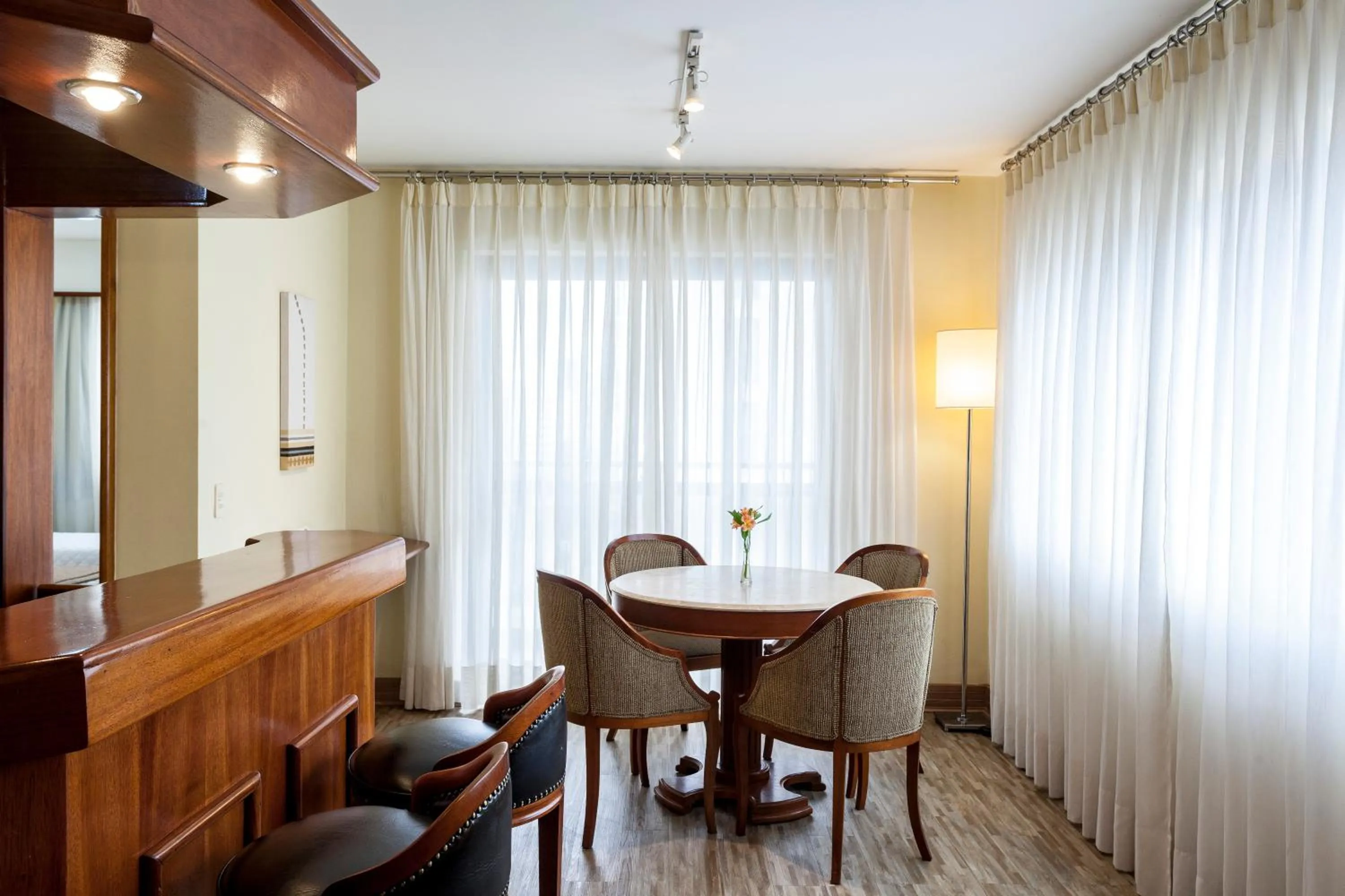 Seating area in La Residence Itaim