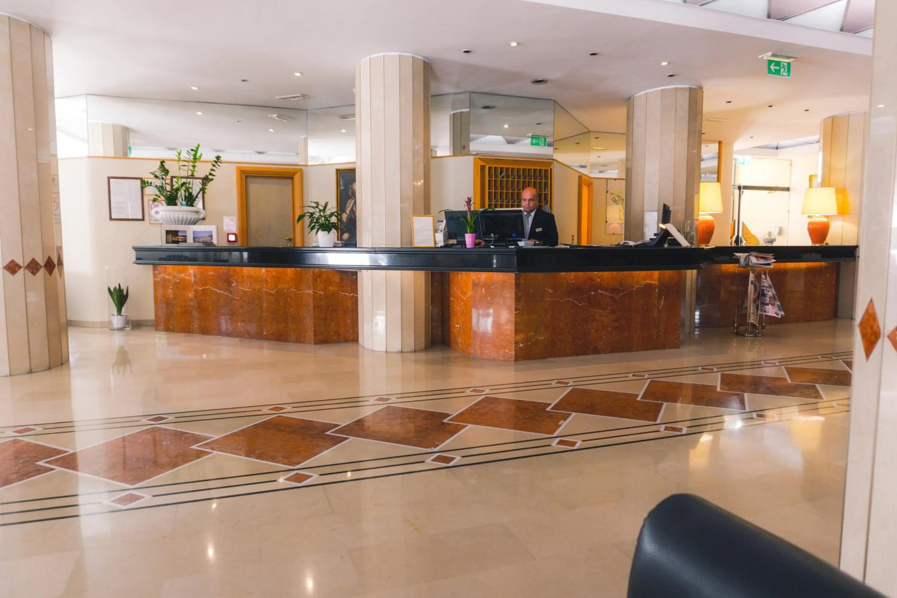 Lobby or reception in Grand Hotel Excelsior