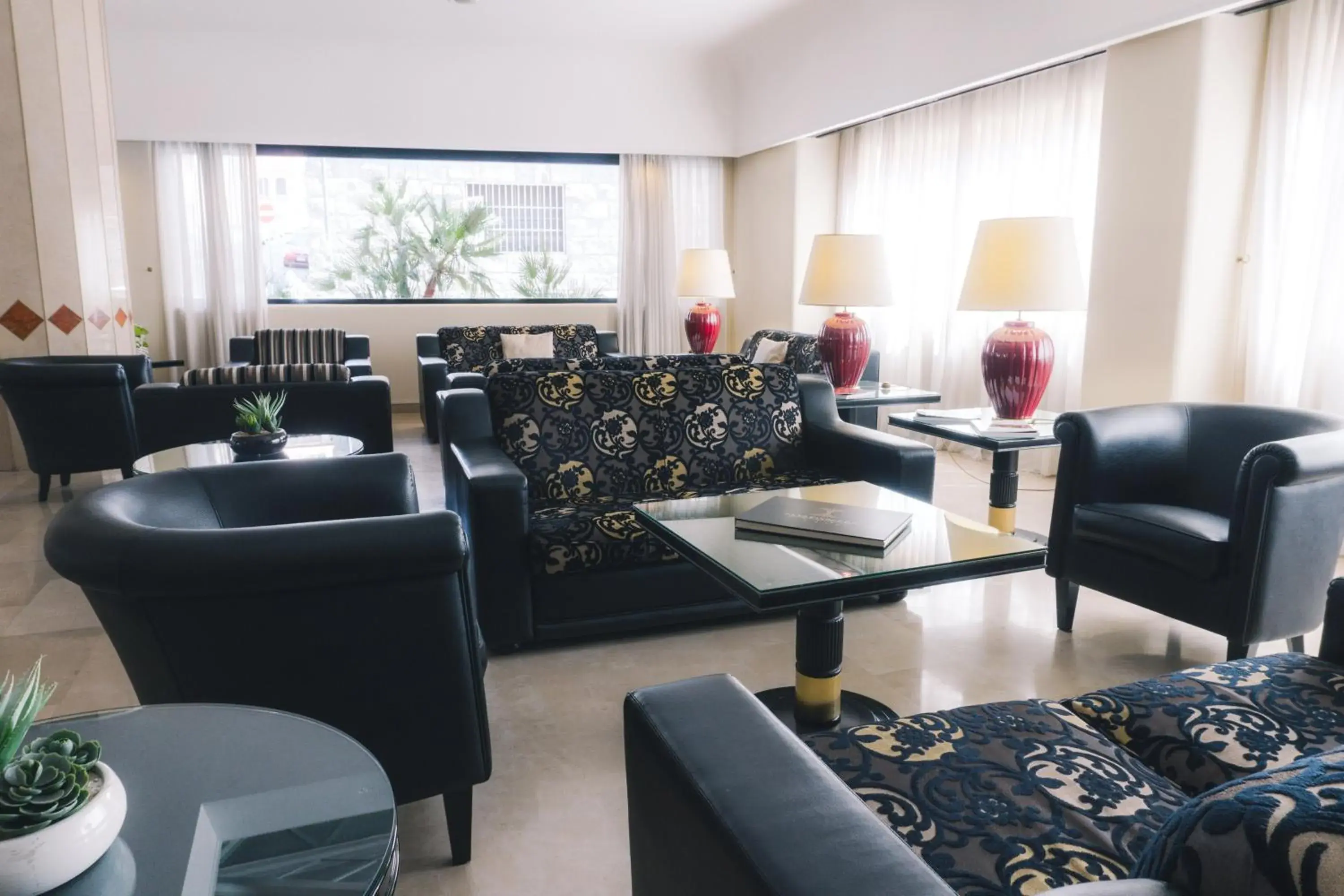 Lobby or reception in Grand Hotel Excelsior Lobby or reception in Grand Hotel Excelsior