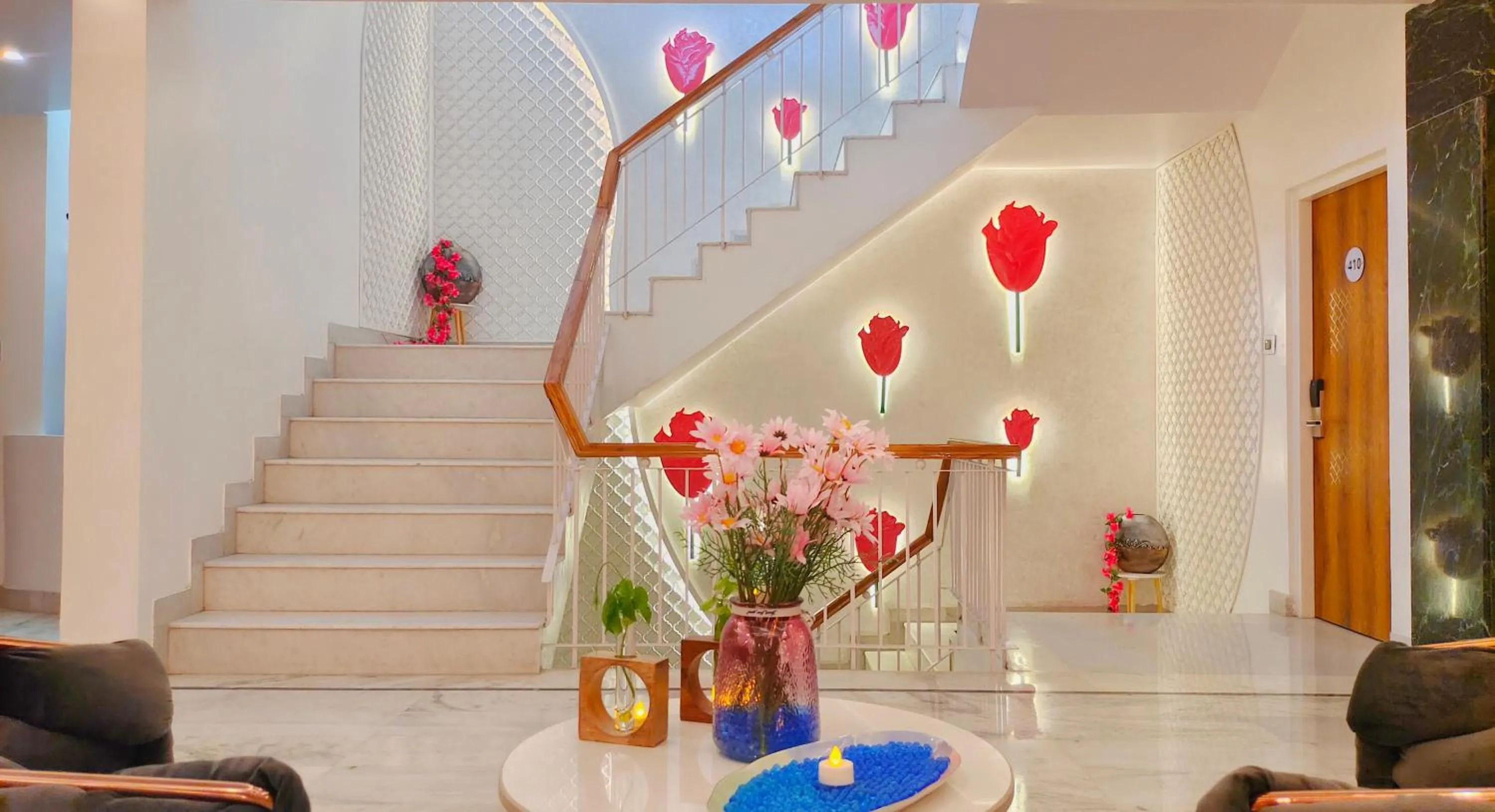 Seating area in Sarang Palace - A Luxury Boutique Hotel