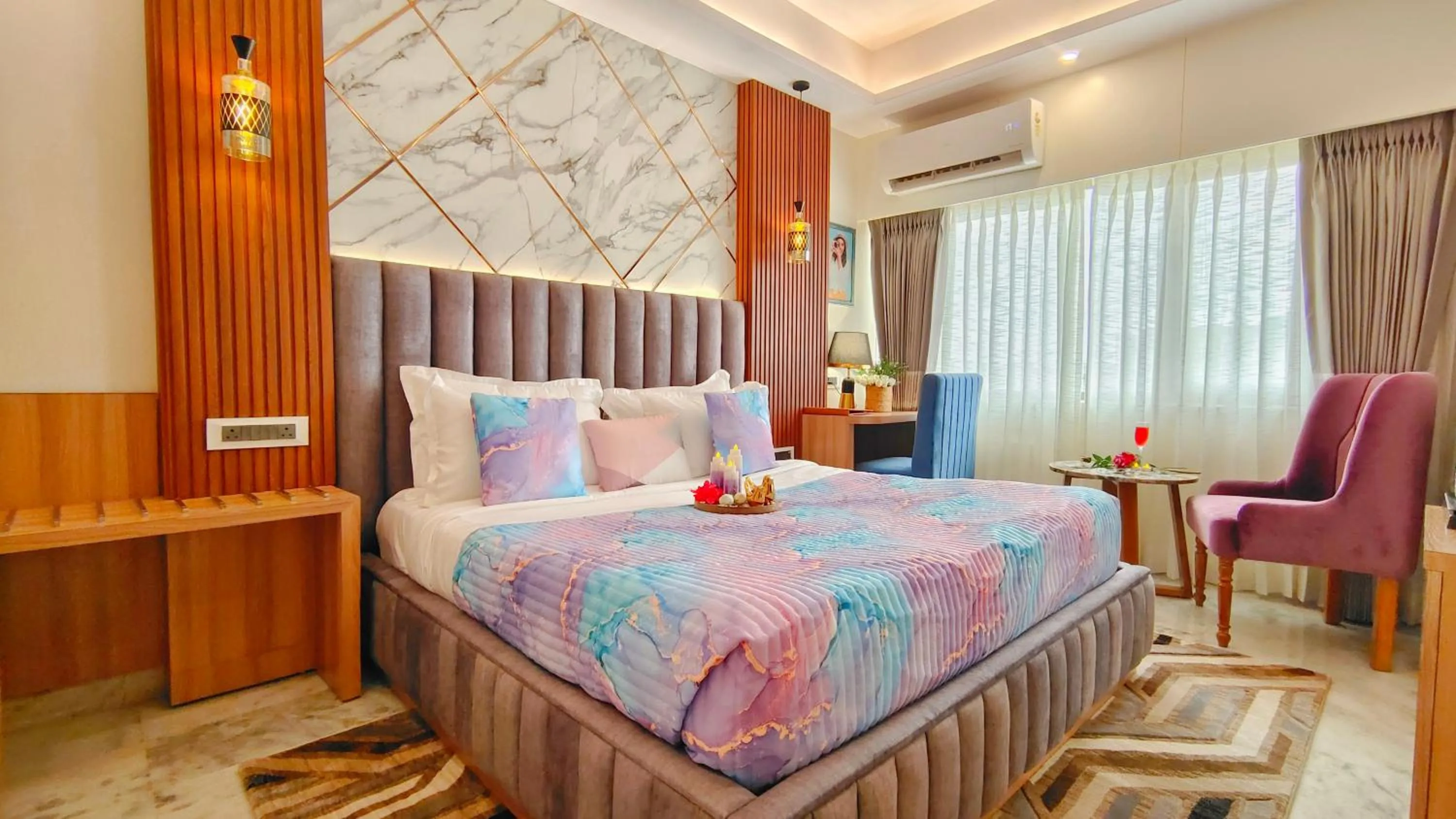 Bedroom, Bed in Sarang Palace - A Luxury Boutique Hotel