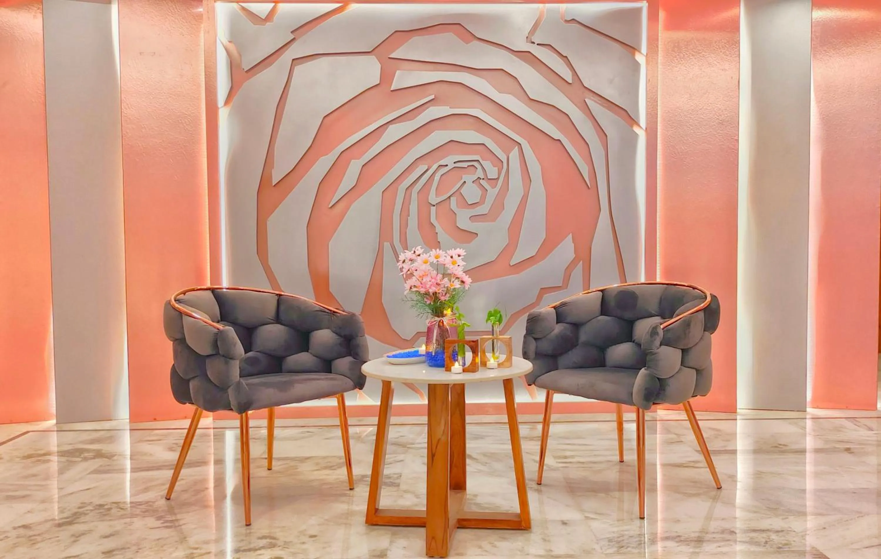 Seating area in Sarang Palace - A Luxury Boutique Hotel