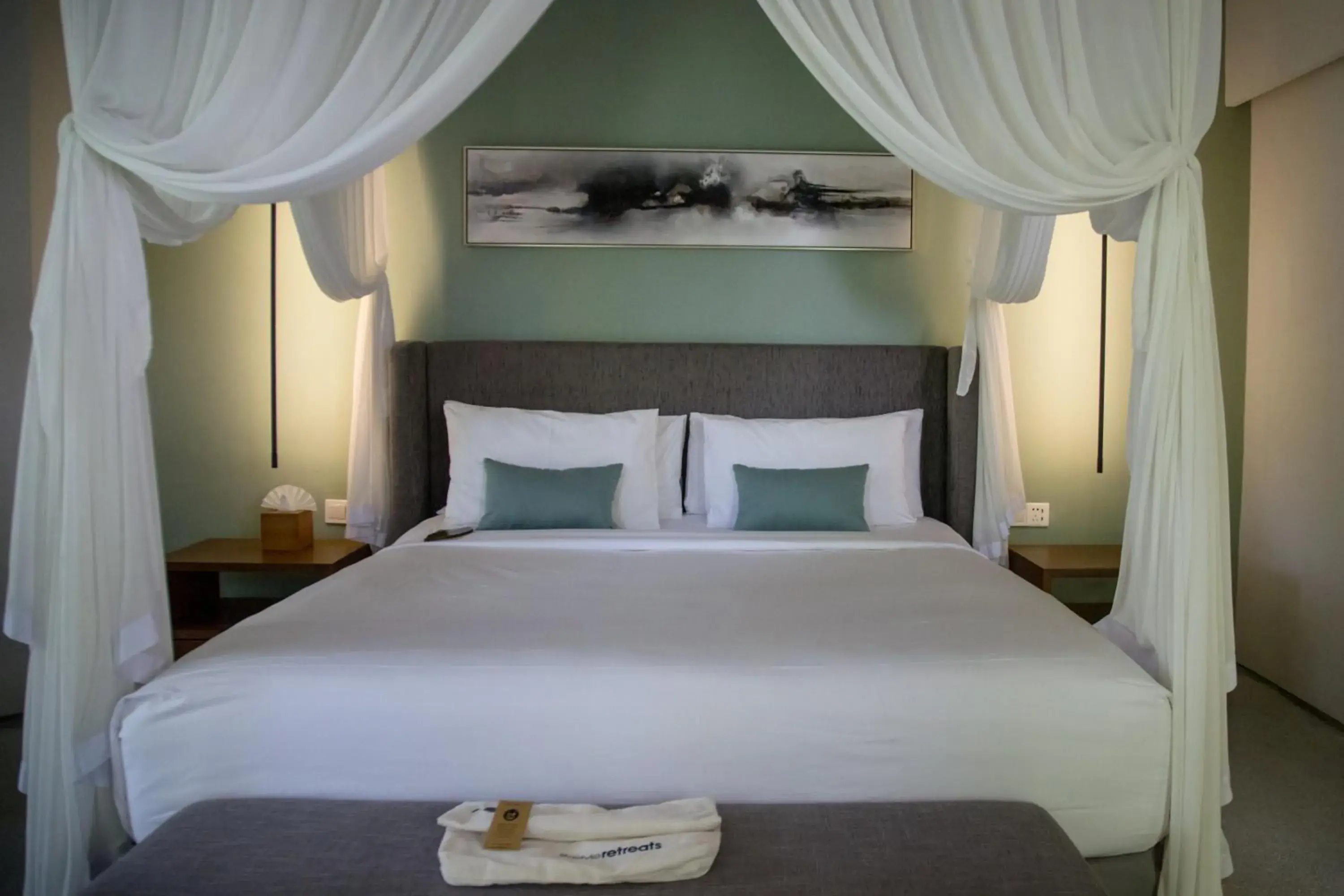 Bed in The Amala Boutique Retreat Bed in The Amala Boutique Retreat