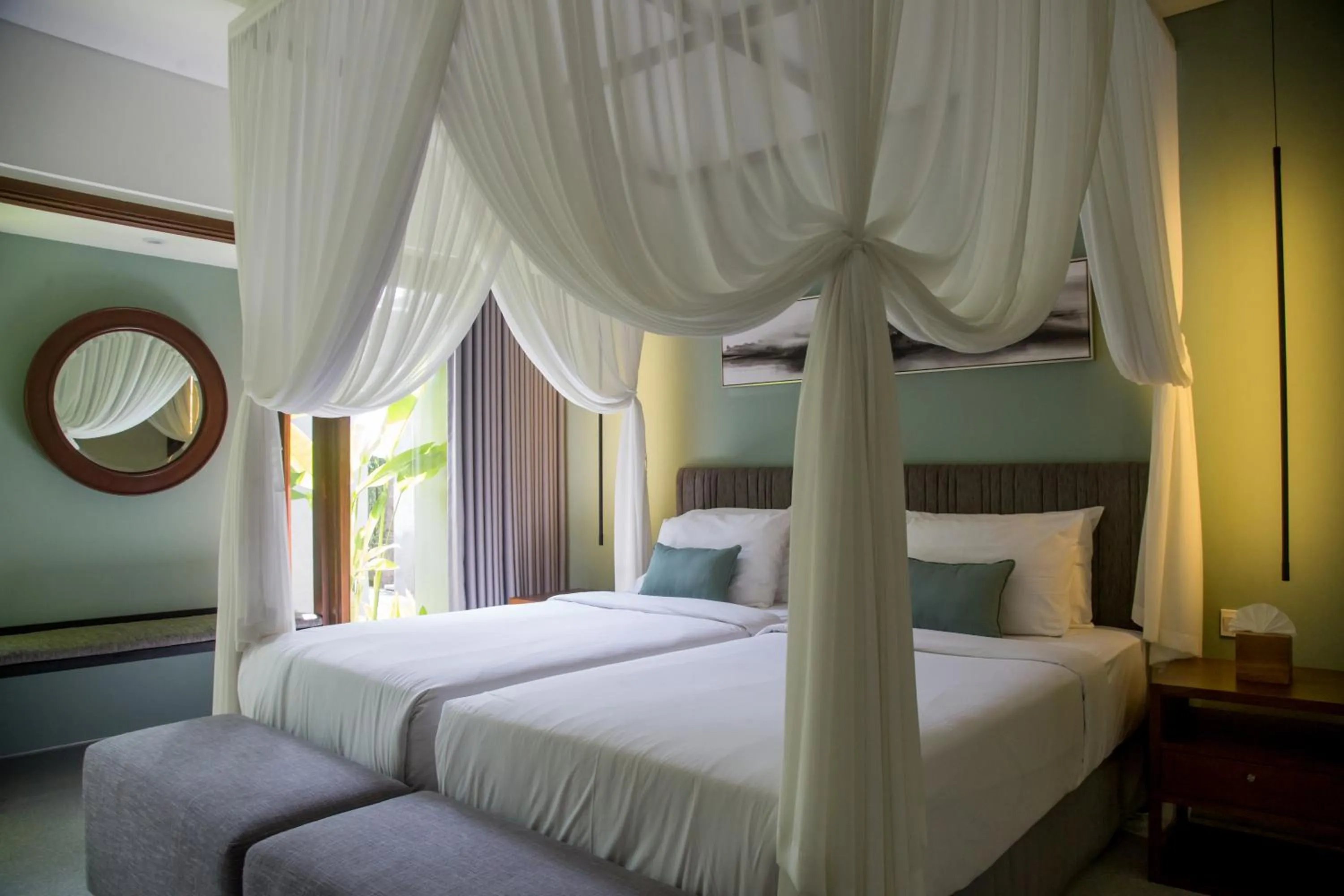 Bed in The Amala Boutique Retreat