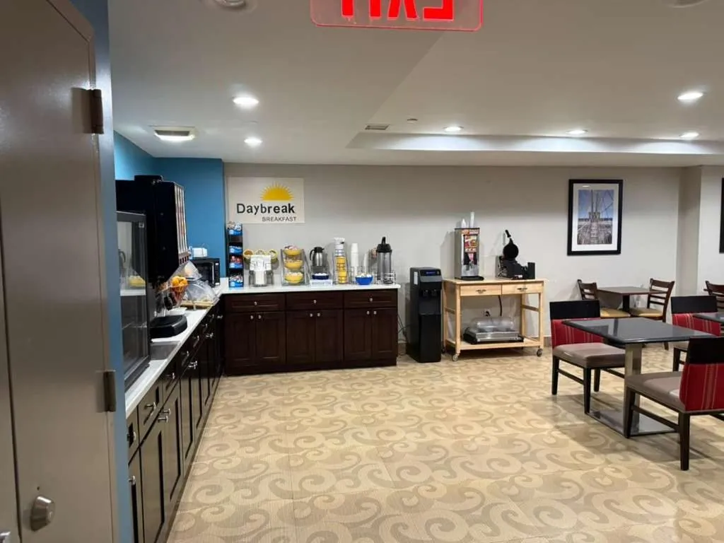 Kitchen or kitchenette in Days Inn by Wyndham Brooklyn Marine Park