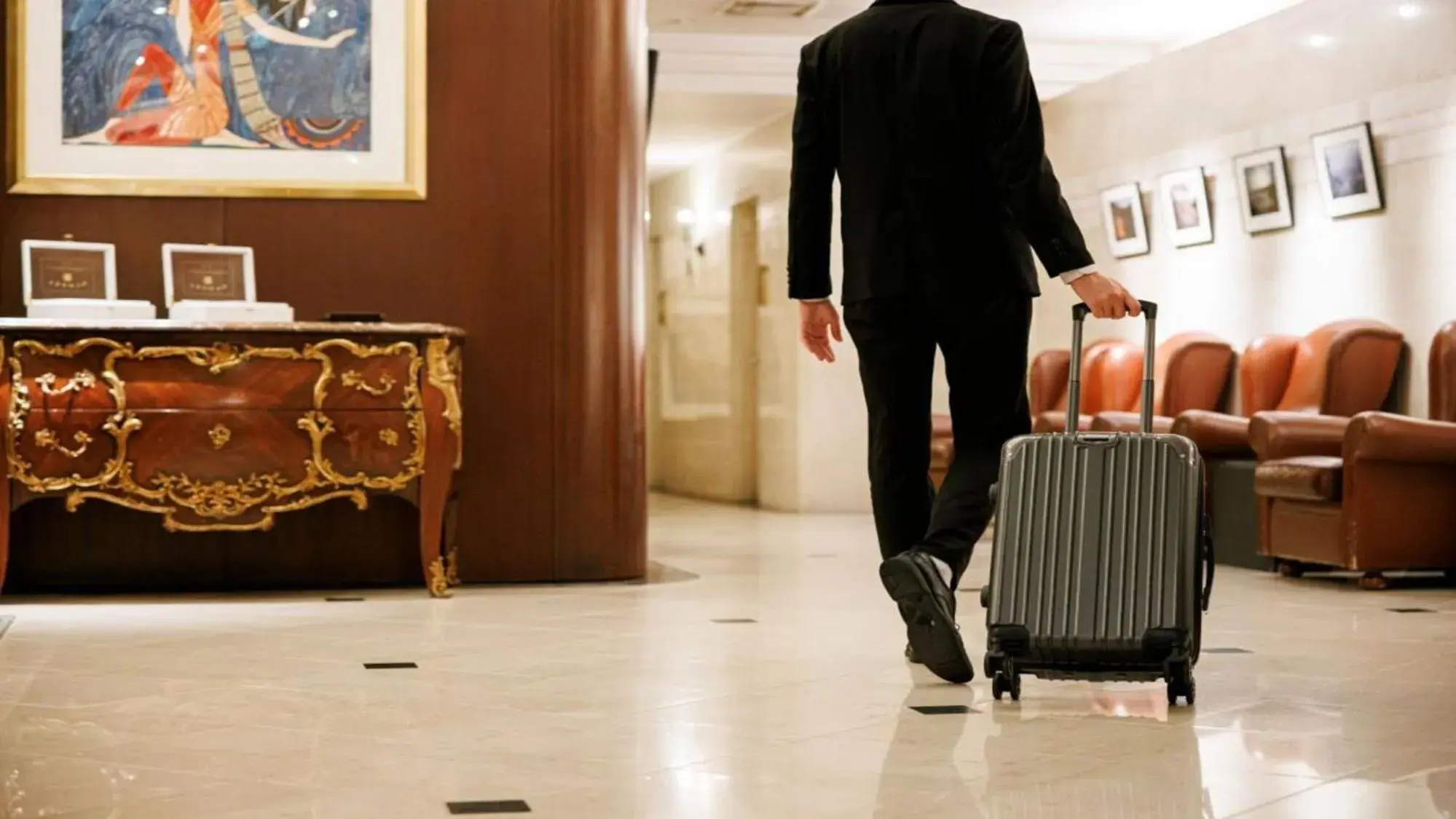 Lobby or reception in New Osaka Hotel Shinsaibashi Lobby or reception in New Osaka Hotel Shinsaibashi