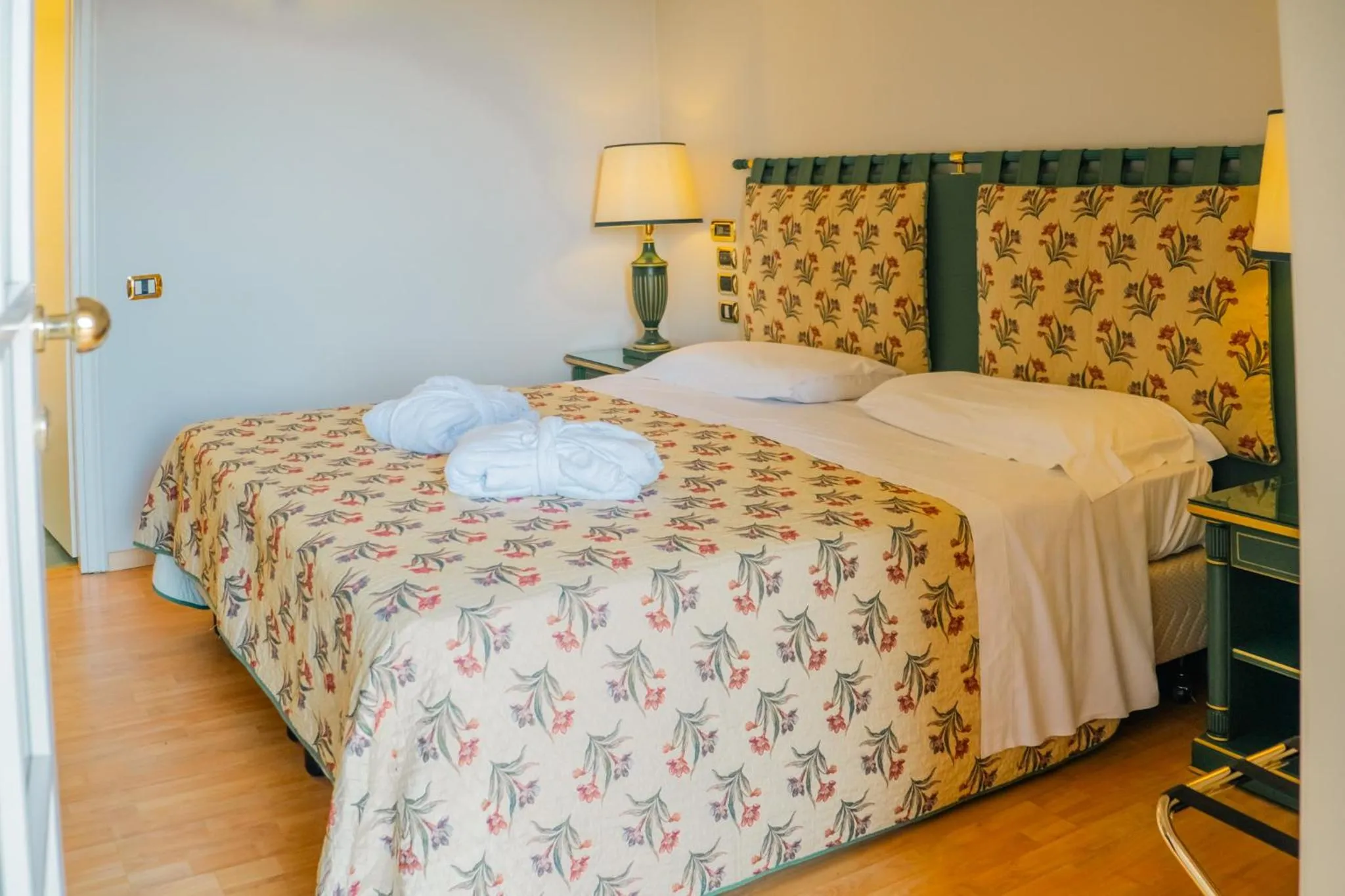 Bed in Altafiumara Resort & Spa