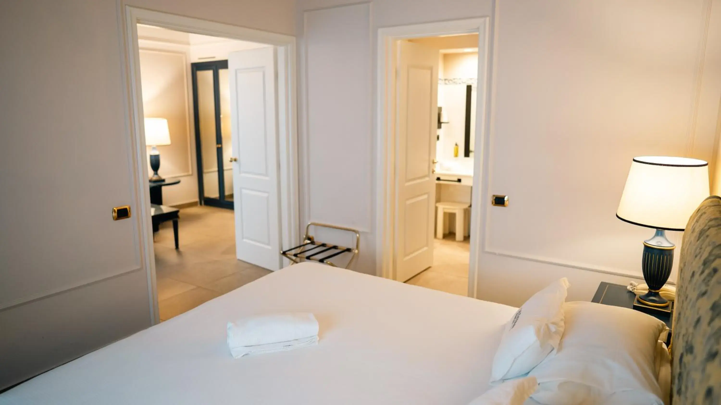 Bed in Altafiumara Resort & Spa Bed in Altafiumara Resort & Spa