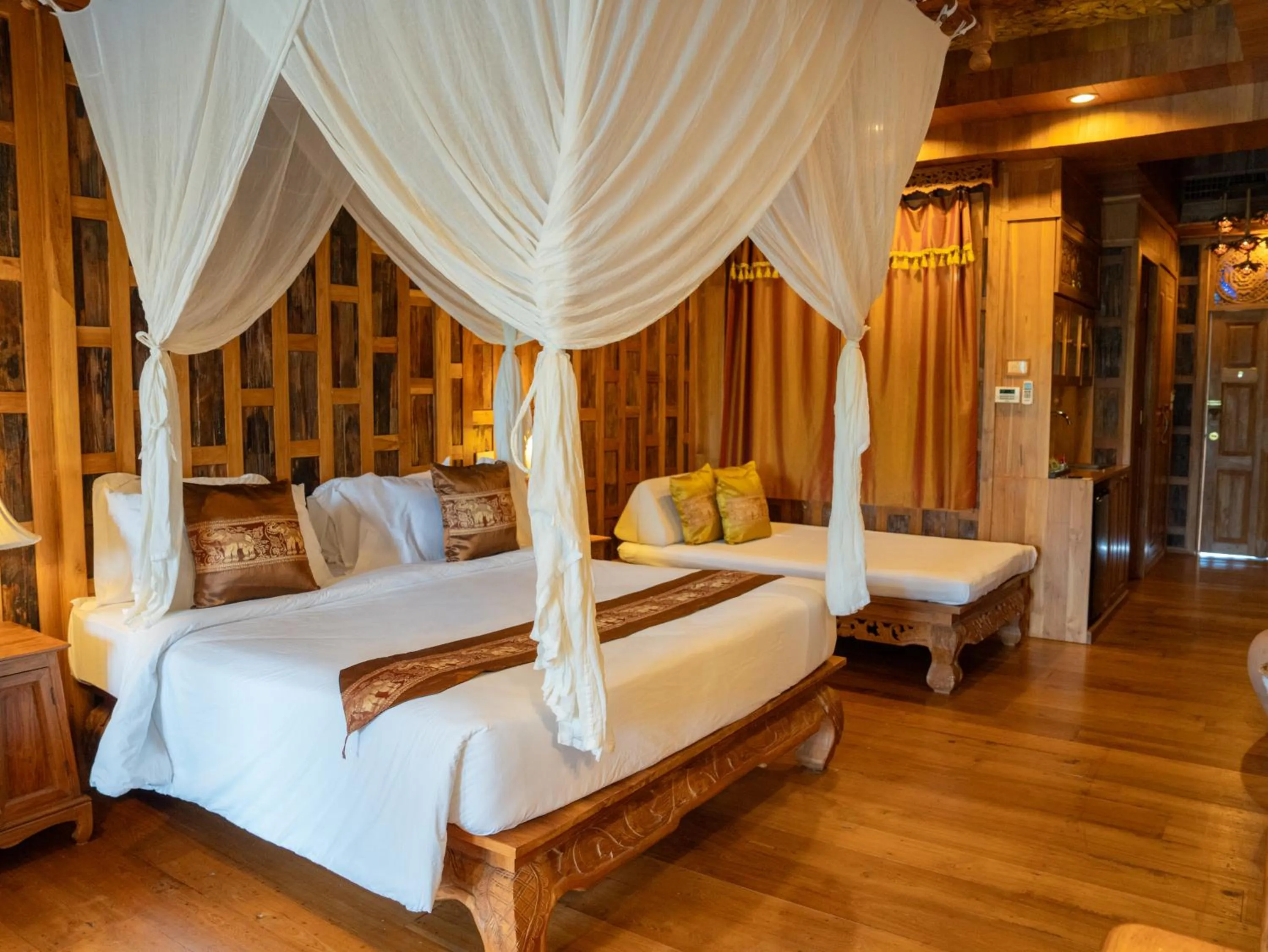 Bed in Santhiya Koh Chang Resort