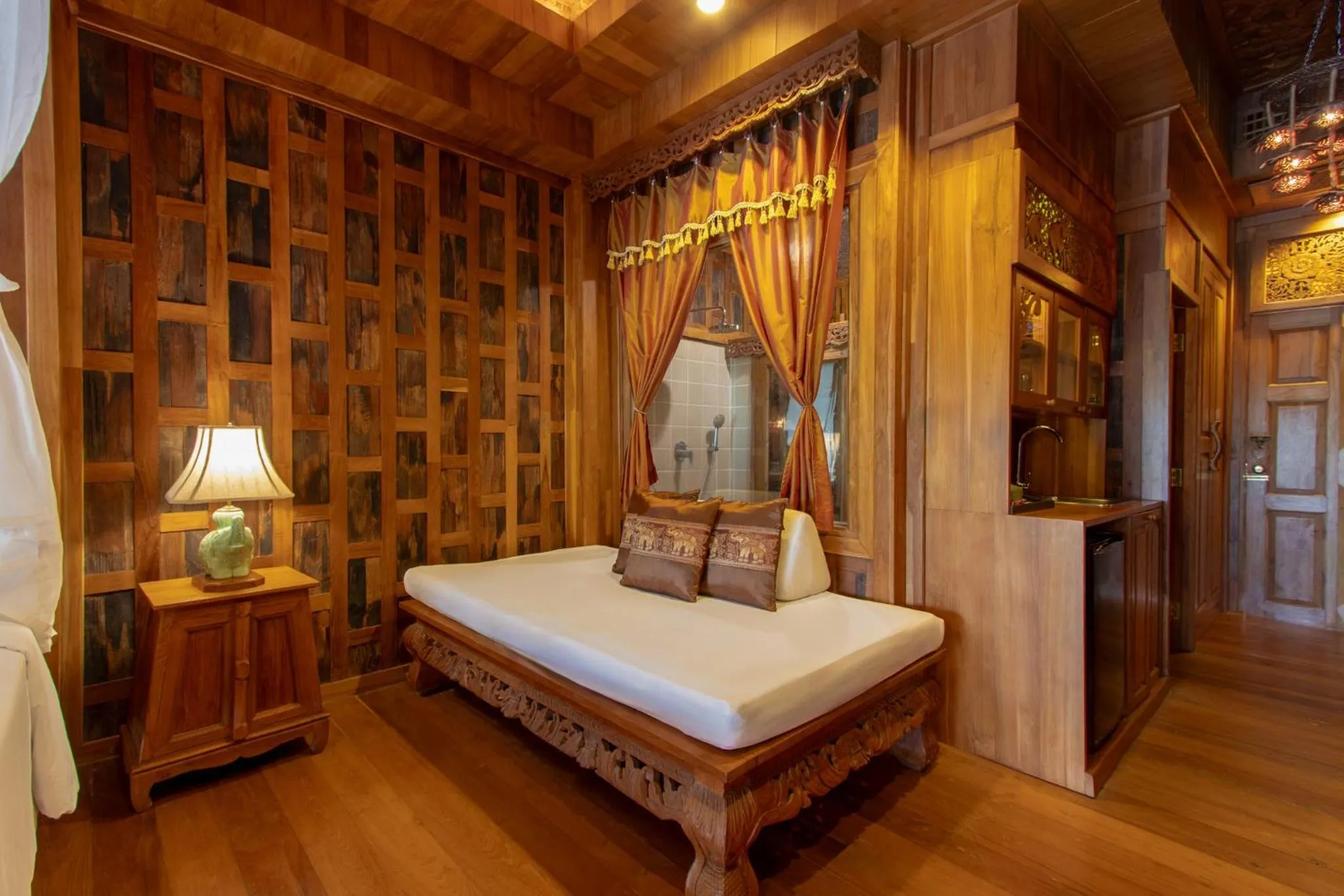 Property building, Bed in Santhiya Koh Chang Resort